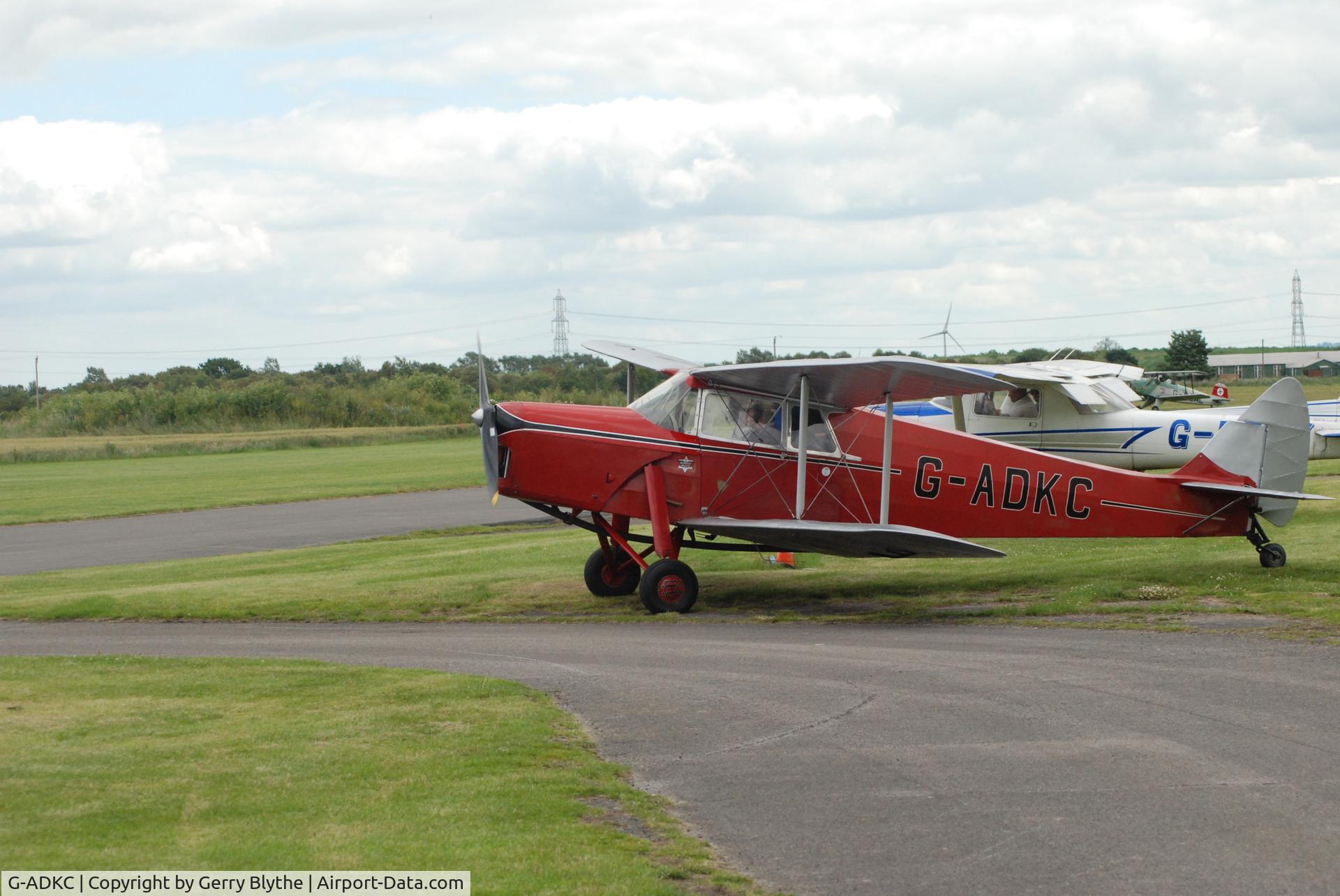 G-ADKC, 1936 De Havilland DH.87B Hornet Moth C/N 8064, Taken at a Breighton Fly-in.