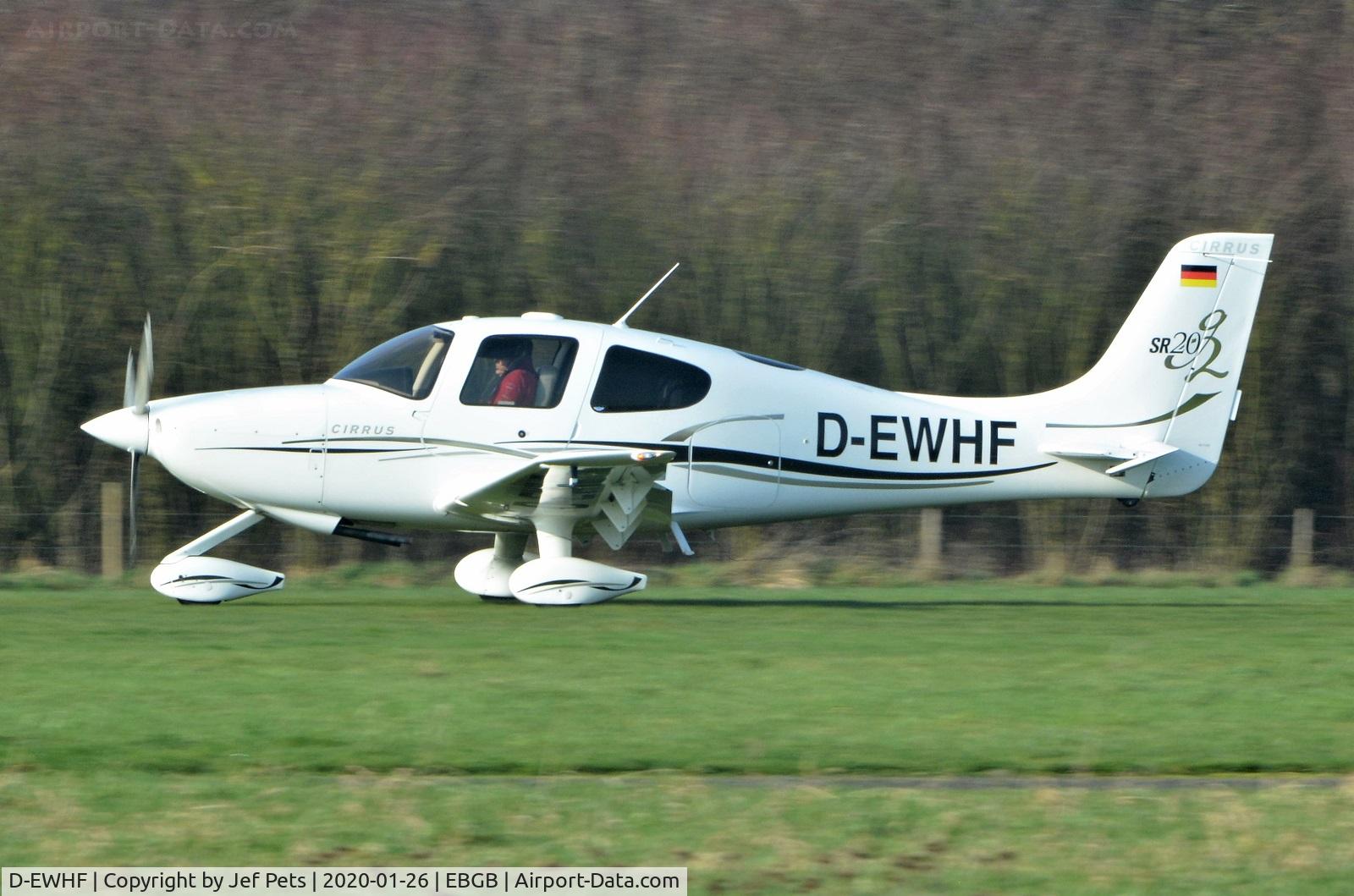 D-EWHF, 2007 Cirrus SR20 G2 C/N 1765, At Grimbergen.