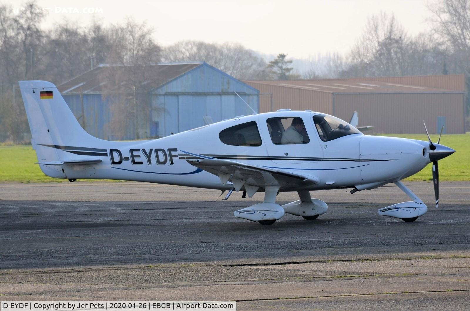 D-EYDF, Cirrus SR22 G3 GTS C/N 1545, At Grimbergen.
