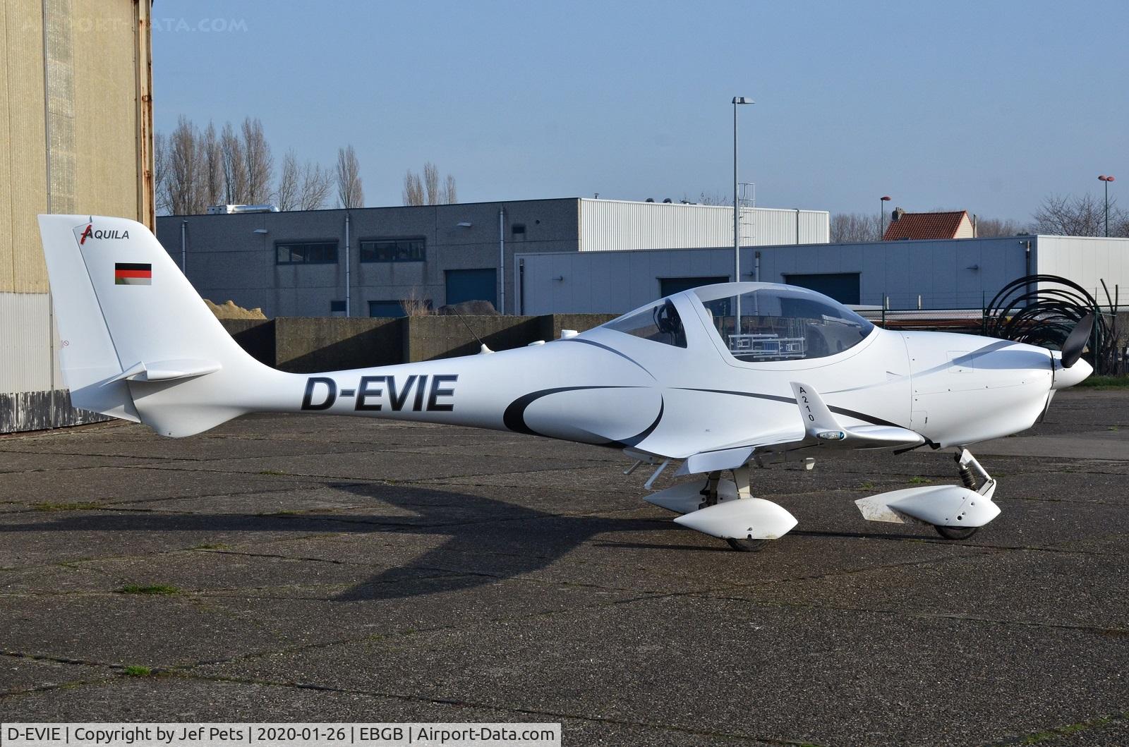 D-EVIE, 2010 Aquila A210 (AT01) C/N AT01-205, At Grimbergen.