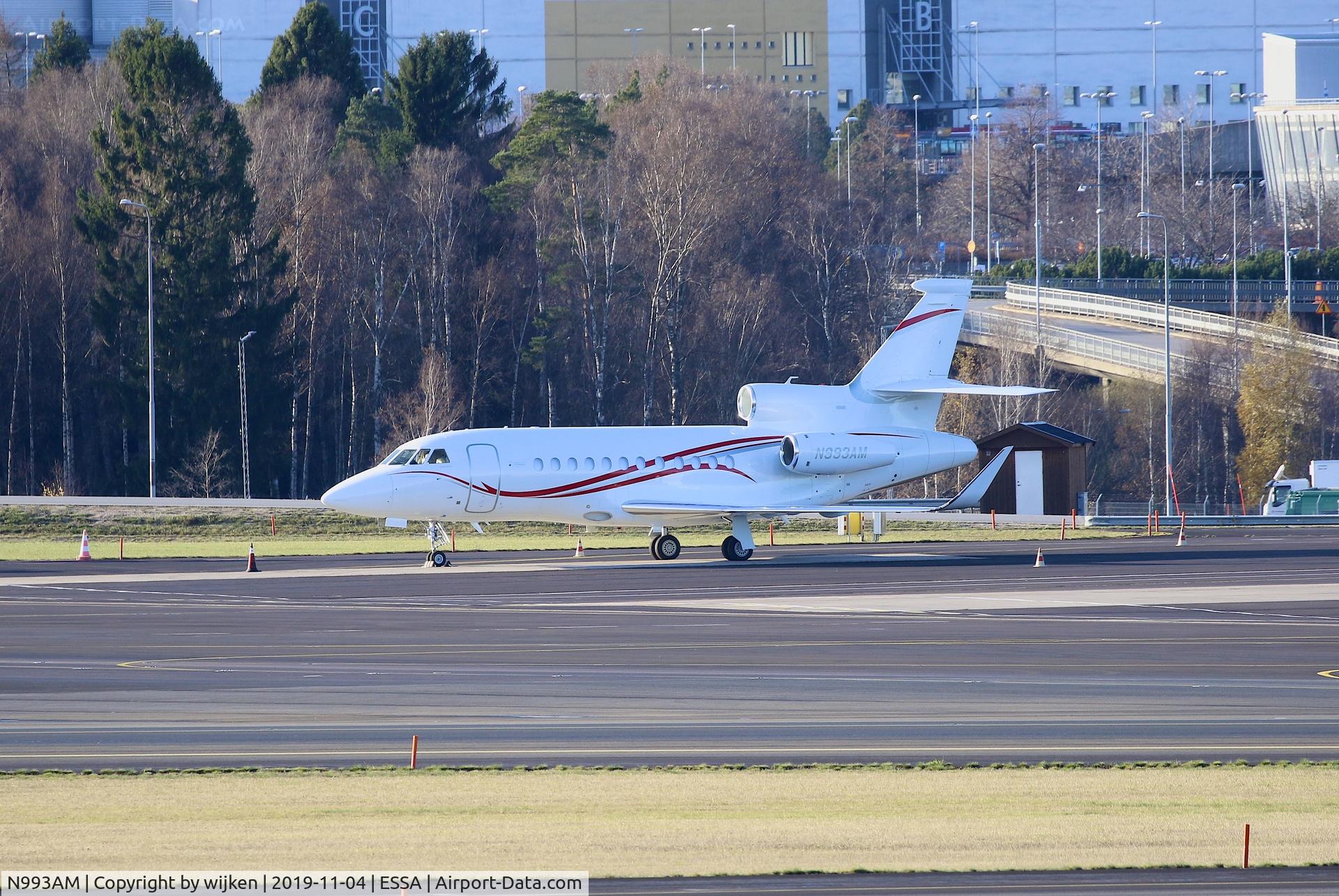 N993AM, 2012 Dassault Falcon 900LX C/N 265, Ramp M