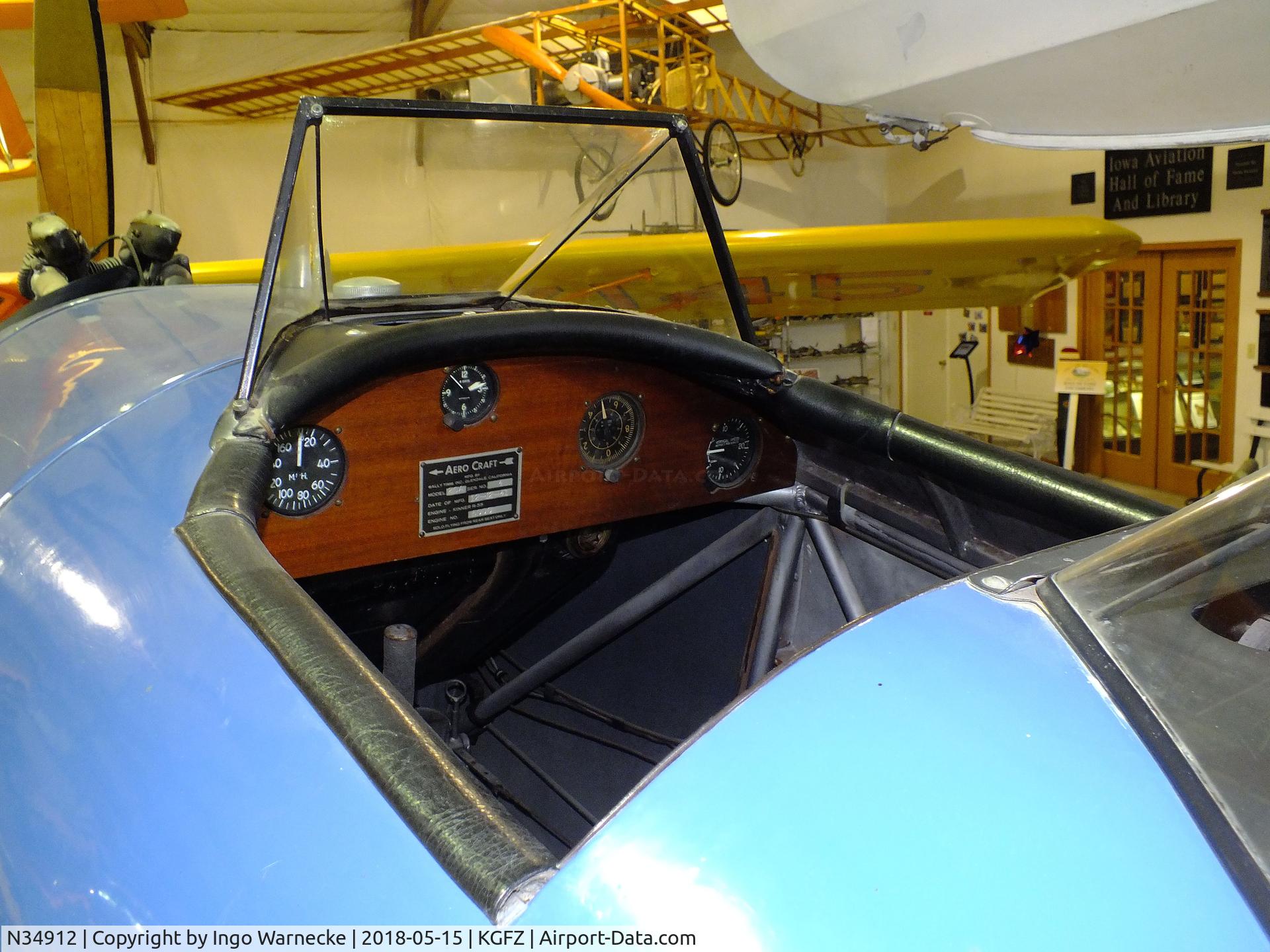 N34912, 1941 Aetna Aerocraft 2SA C/N 4, Timm (Aetna) Aerocraft 2SA at the Iowa Aviation Museum, Greenfield IA  #c