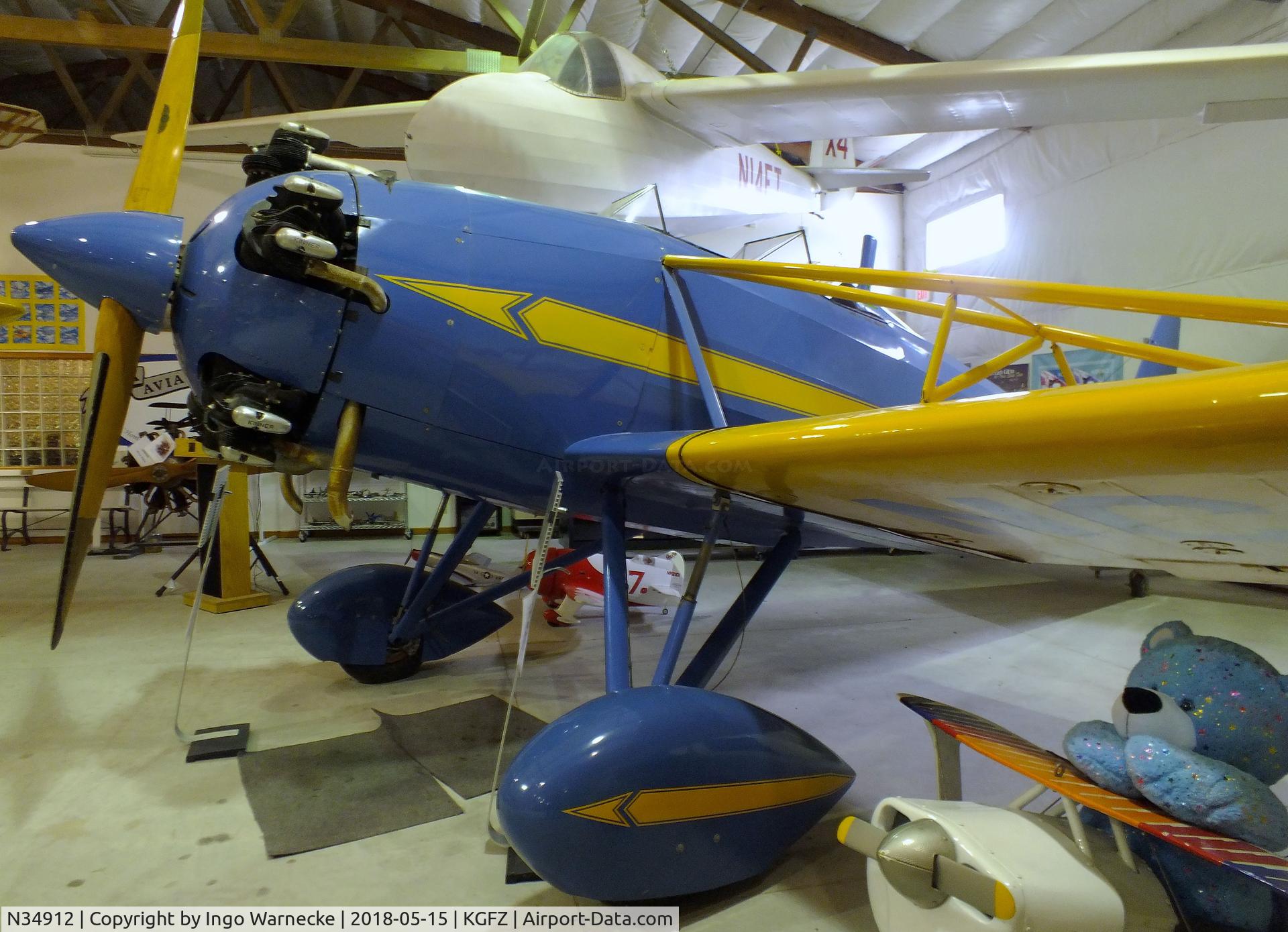 N34912, 1941 Aetna Aerocraft 2SA C/N 4, Timm (Aetna) Aerocraft 2SA at the Iowa Aviation Museum, Greenfield IA