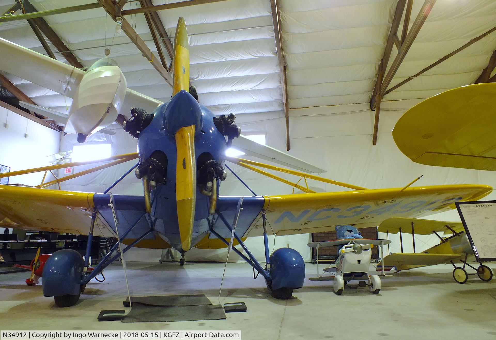 N34912, 1941 Aetna Aerocraft 2SA C/N 4, Timm (Aetna) Aerocraft 2SA at the Iowa Aviation Museum, Greenfield IA