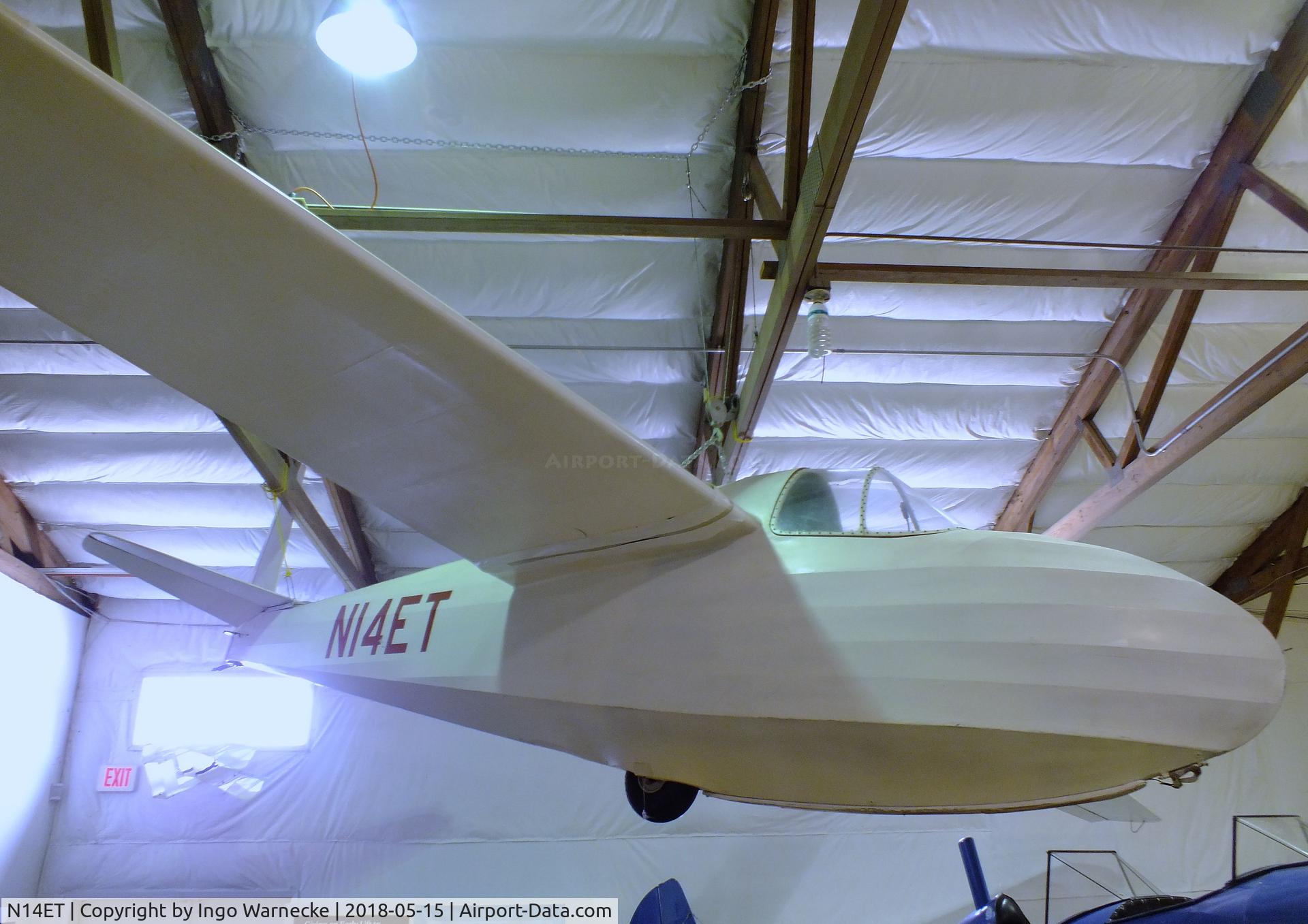 N14ET, 1964 Hall Cherokee II C/N 1 (N14ET), Hall Cherokee II at the Iowa Aviation Museum, Greenfield IA