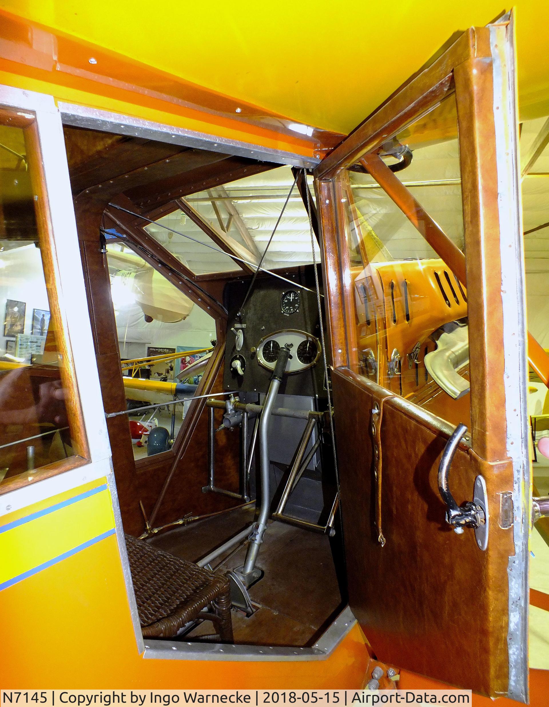 N7145, 1928 Curtiss-Wright Robin C/N 6, Curtiss-Wright Robin at the Iowa Aviation Museum, Greenfield IA  #c