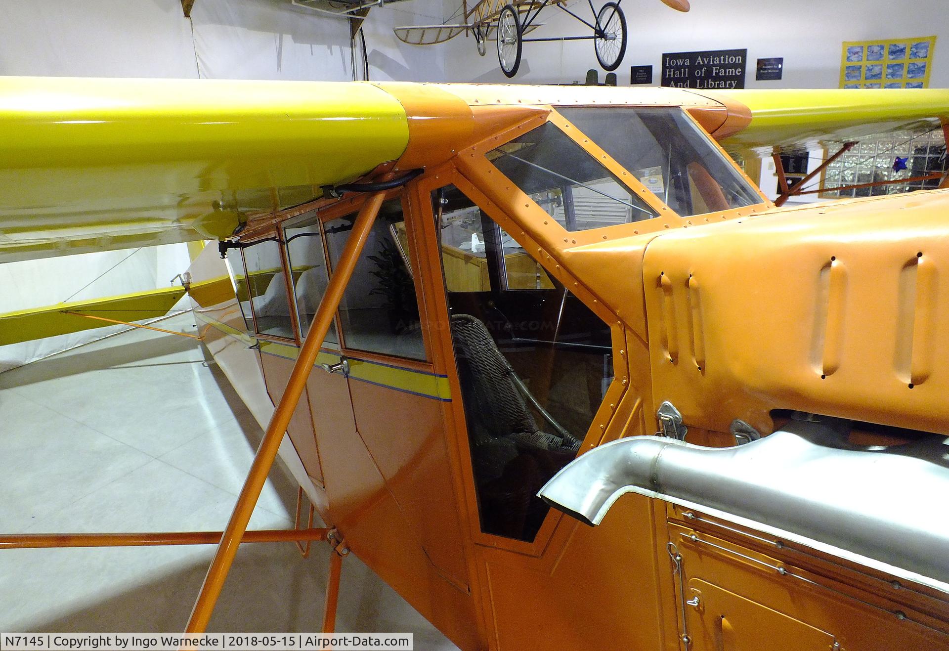 N7145, 1928 Curtiss-Wright Robin C/N 6, Curtiss-Wright Robin at the Iowa Aviation Museum, Greenfield IA