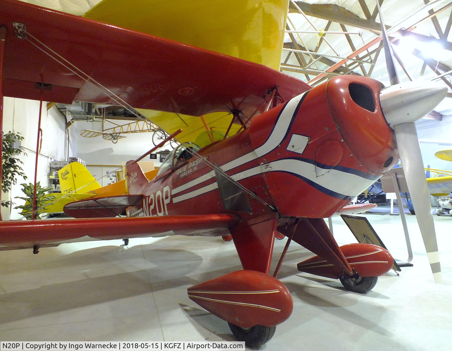 N20P, 1968 Pitts S-1C Special C/N 101M, Pitts S-1C Special at the Iowa Aviation Museum, Greenfield IA