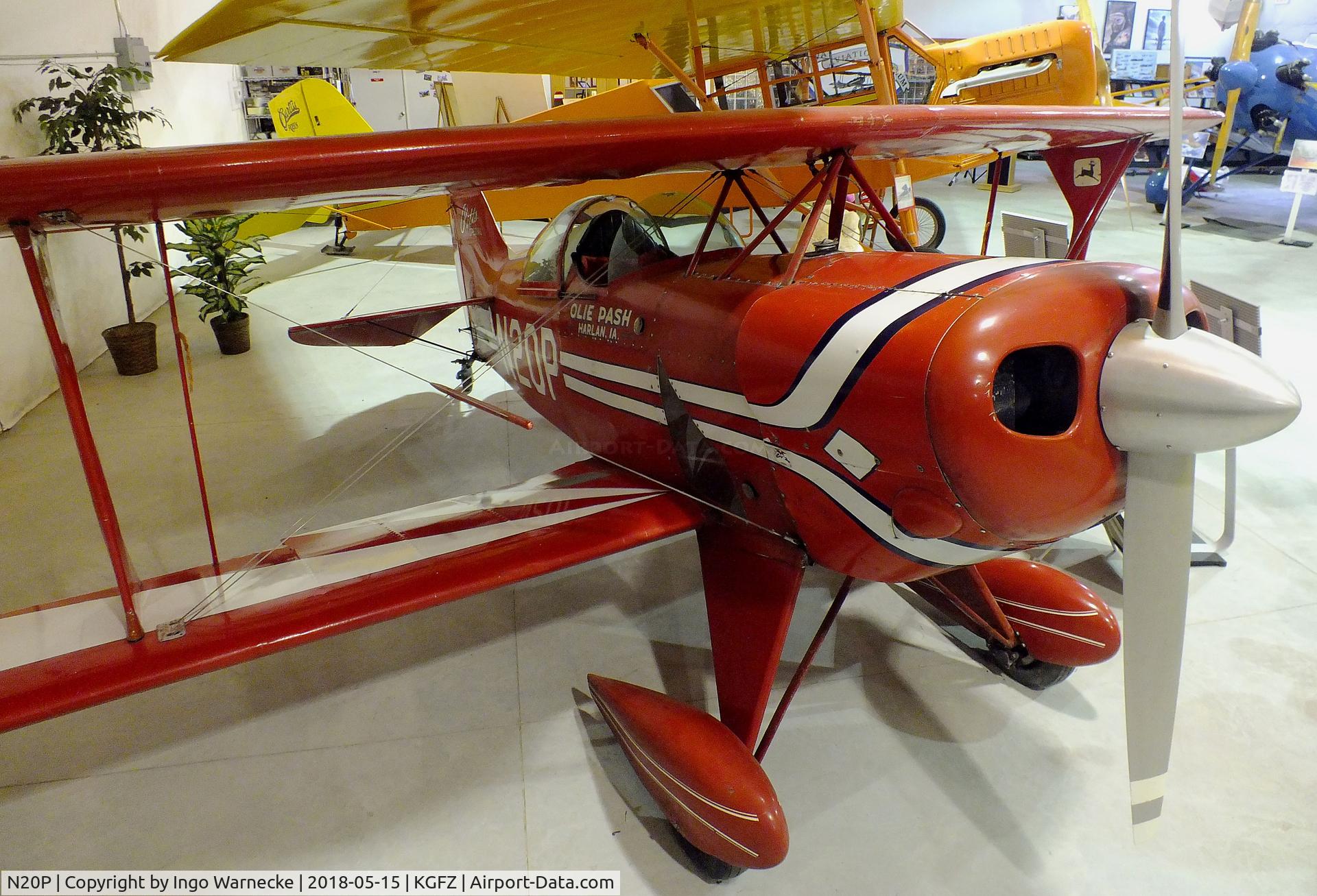 N20P, 1968 Pitts S-1C Special C/N 101M, Pitts S-1C Special at the Iowa Aviation Museum, Greenfield IA