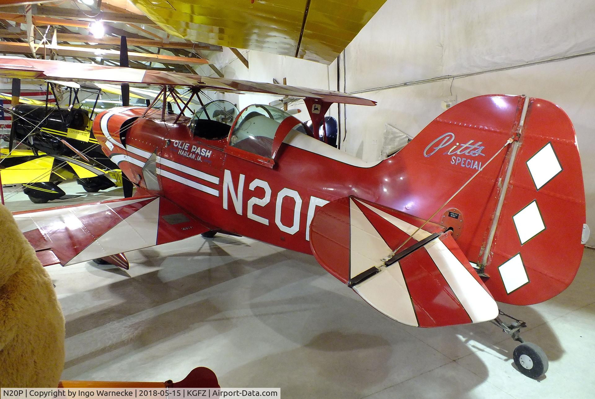 N20P, 1968 Pitts S-1C Special C/N 101M, Pitts S-1C Special at the Iowa Aviation Museum, Greenfield IA