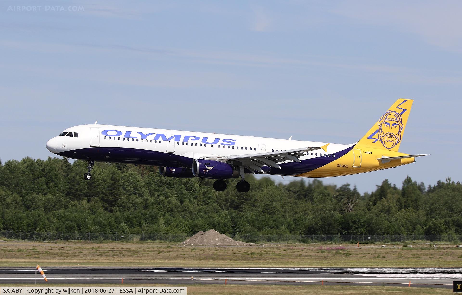 SX-ABY, 1999 Airbus A321-231 C/N 983, RWY 26