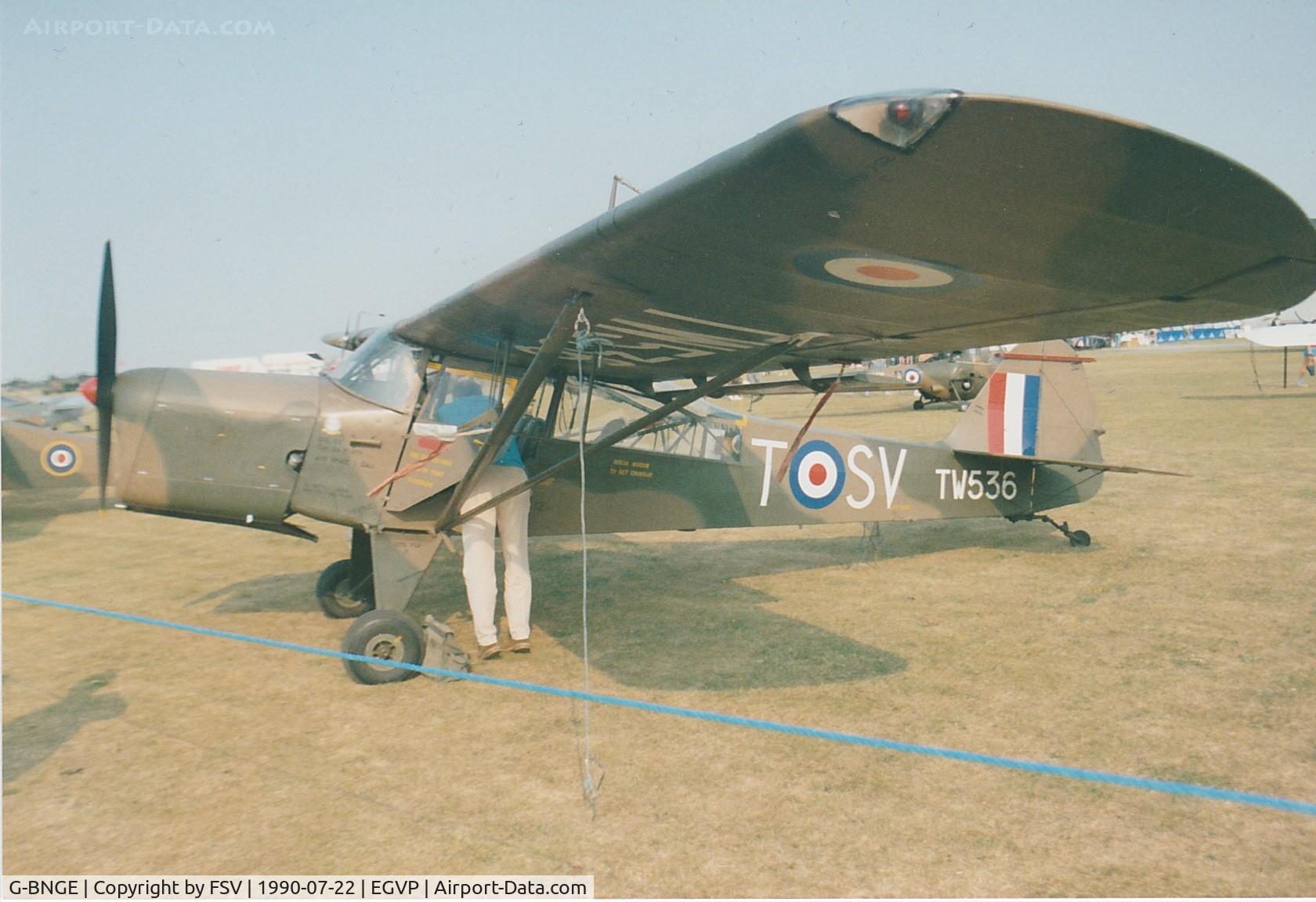 G-BNGE, 1946 Auster AOP.6 C/N 1925, G-BNGE seen at Middle Wallop