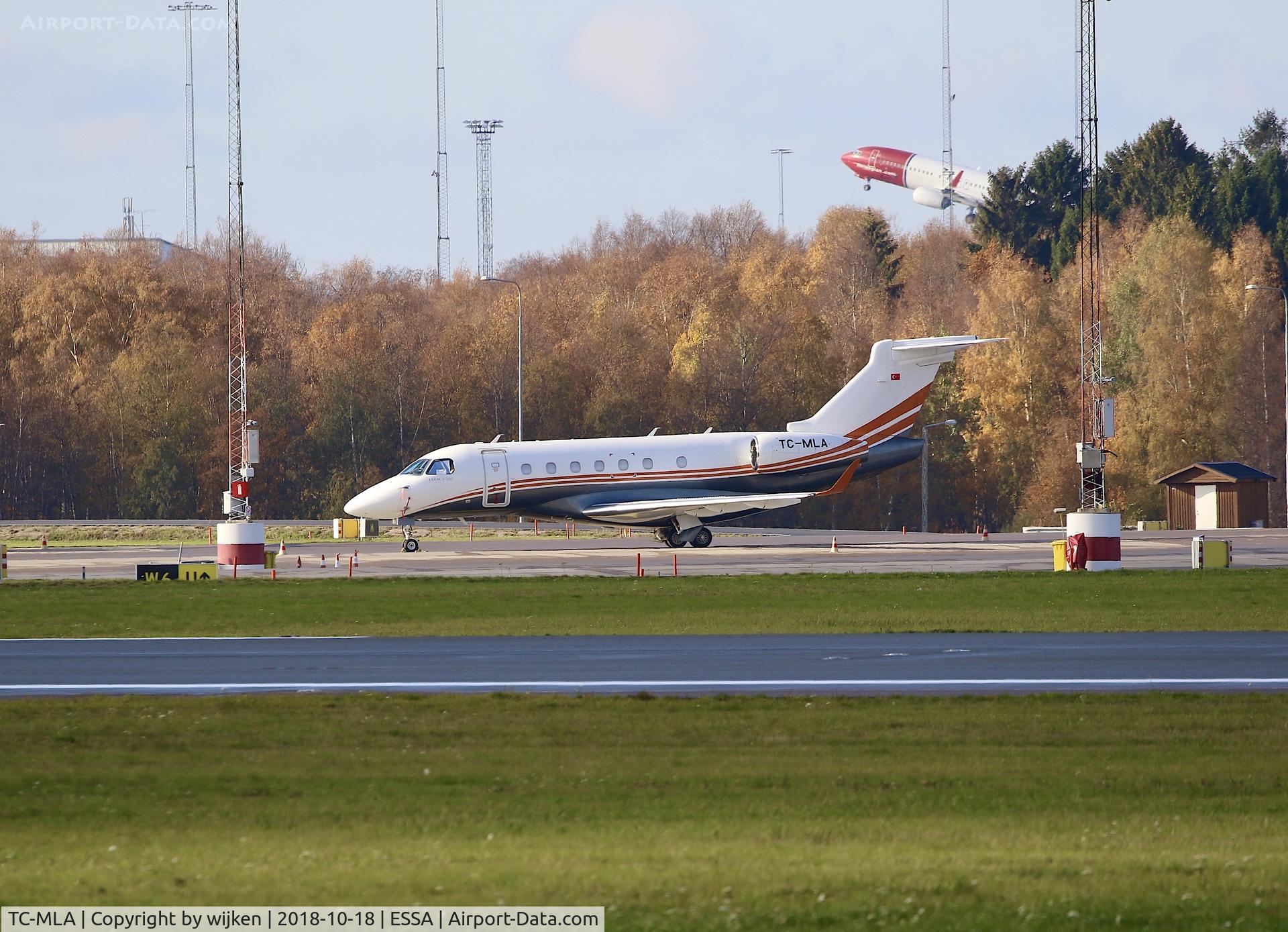 TC-MLA, 2015 Embraer EMB-550 Legacy 500 C/N 55000016, Ramp M