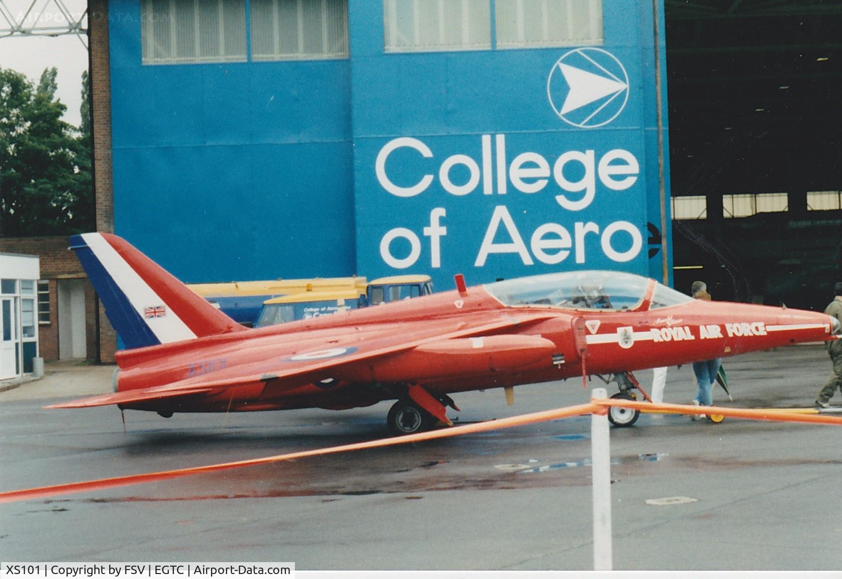 XS101, 1964 Hawker Siddeley Gnat T.1 C/N FL595, XS101 seen at Cranfield