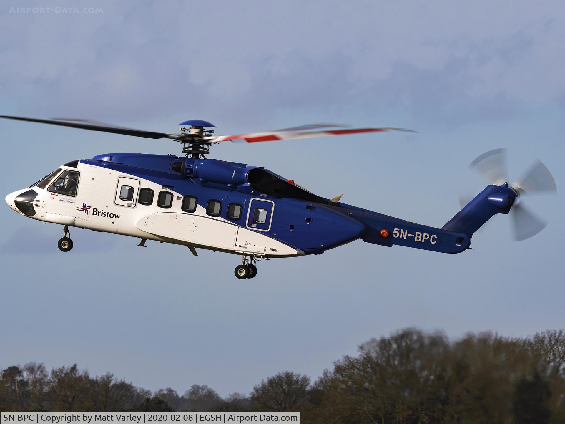 5N-BPC, 2013 Sikorsky S-92A C/N 920212, Bristow