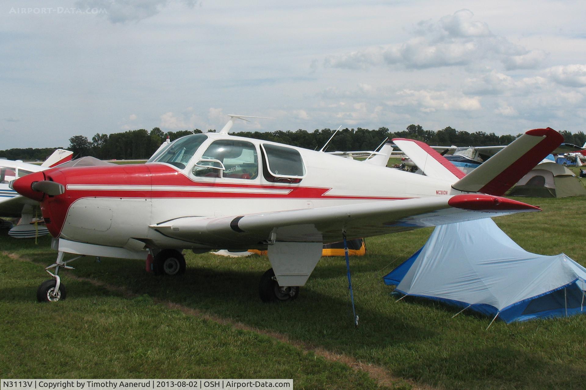 N3113V, 1951 Beech 35R Bonanza C/N D-535R6, 1951 Beech 35R, c/n: D-535R6
