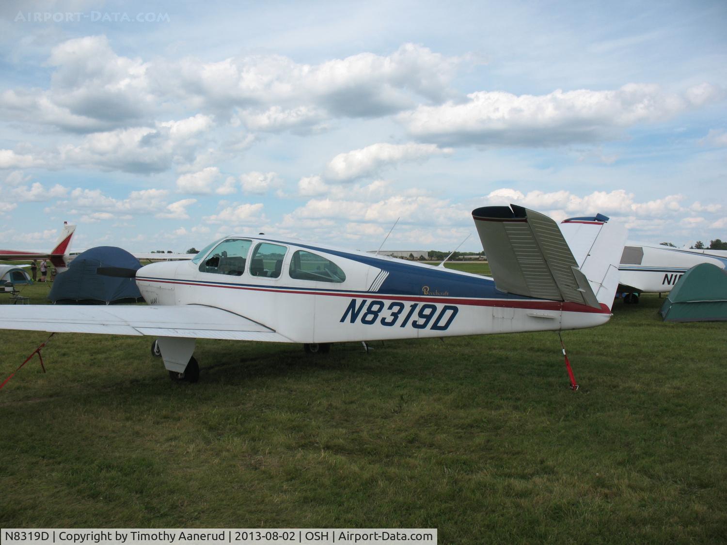 N8319D, 1958 Beech J35 Bonanza C/N D-5452, 1958 Beech J35, c/n: D-5452