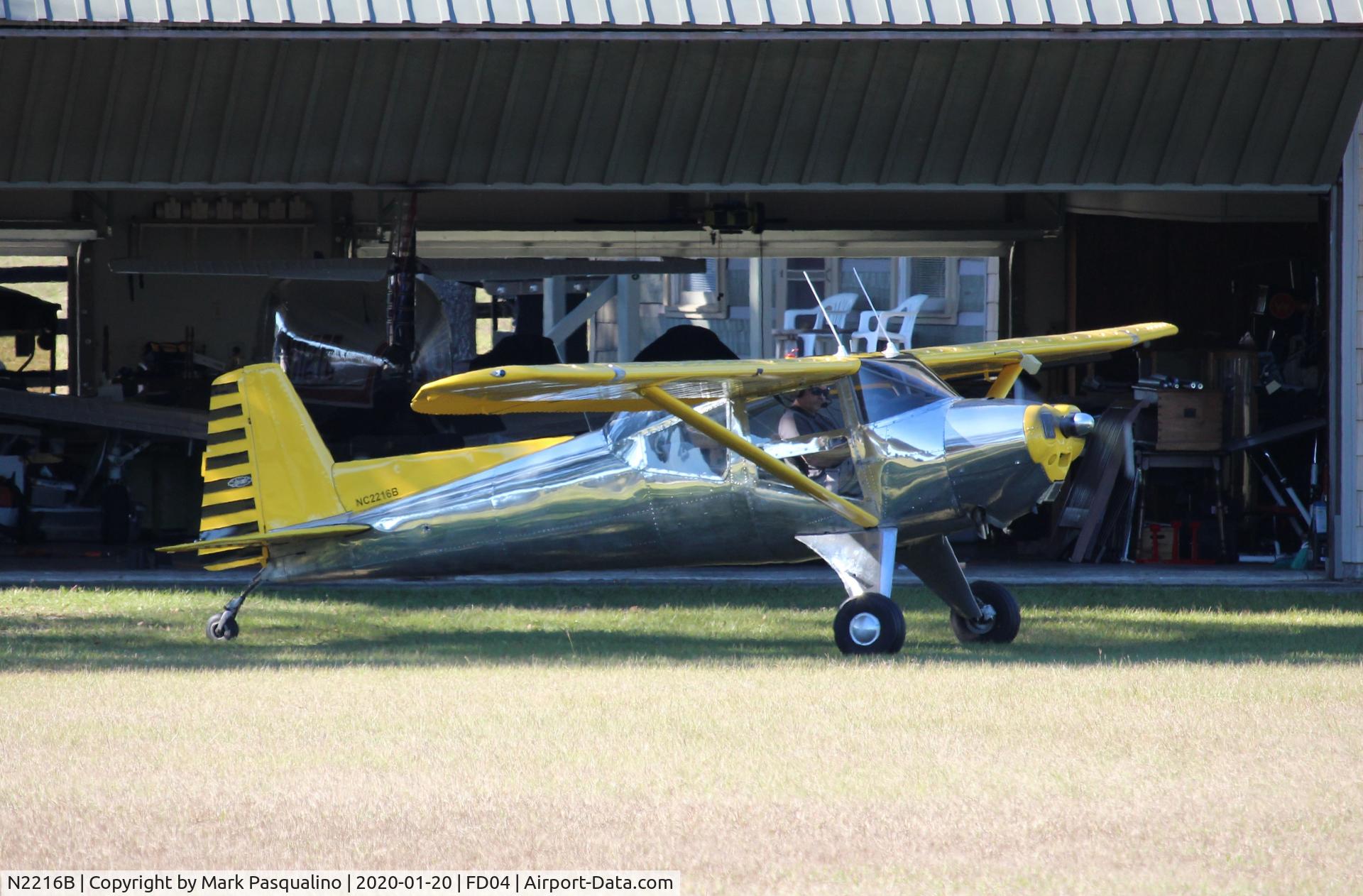 N2216B, 1949 Luscombe T-8F Silvaire C/N 6643, Luscombe T8F
