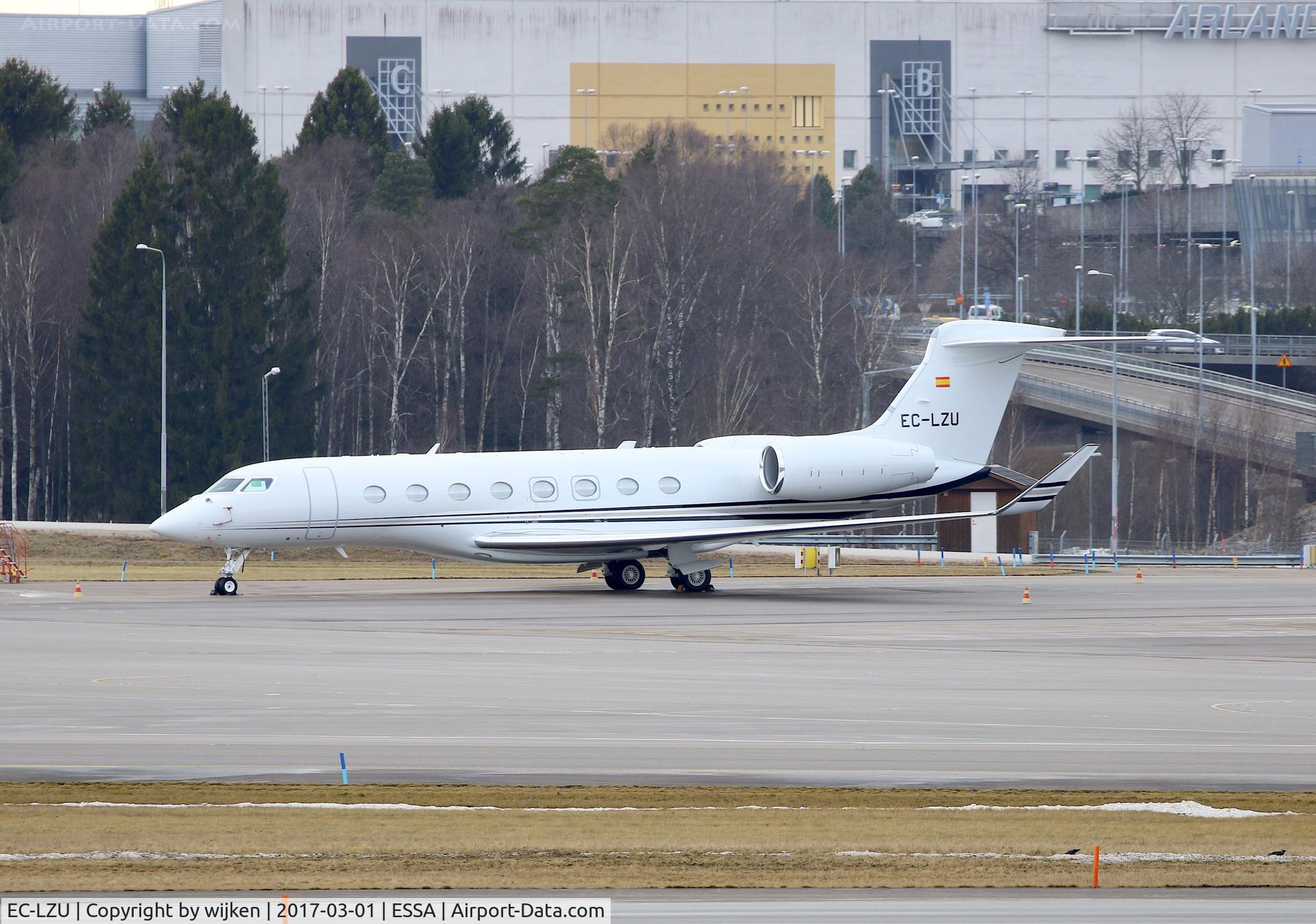 EC-LZU, 2013 Gulfstream G-VI (G650) C/N 6066, Ramp M