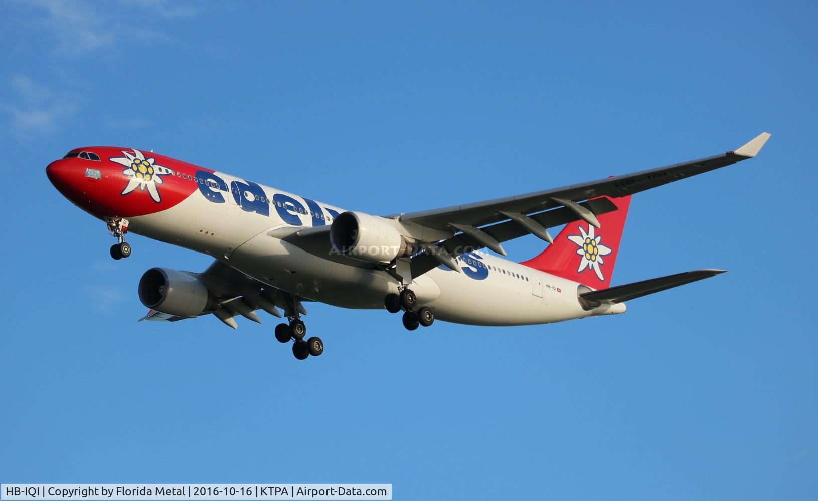 HB-IQI, 1999 Airbus A330-223 C/N 291, TPA 2016