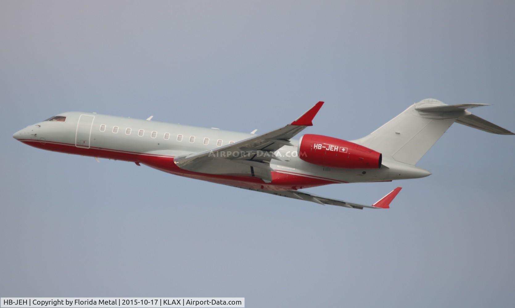 HB-JEH, Bombardier BD-700-1A10 Global Express C/N 9523, LAX 2015
