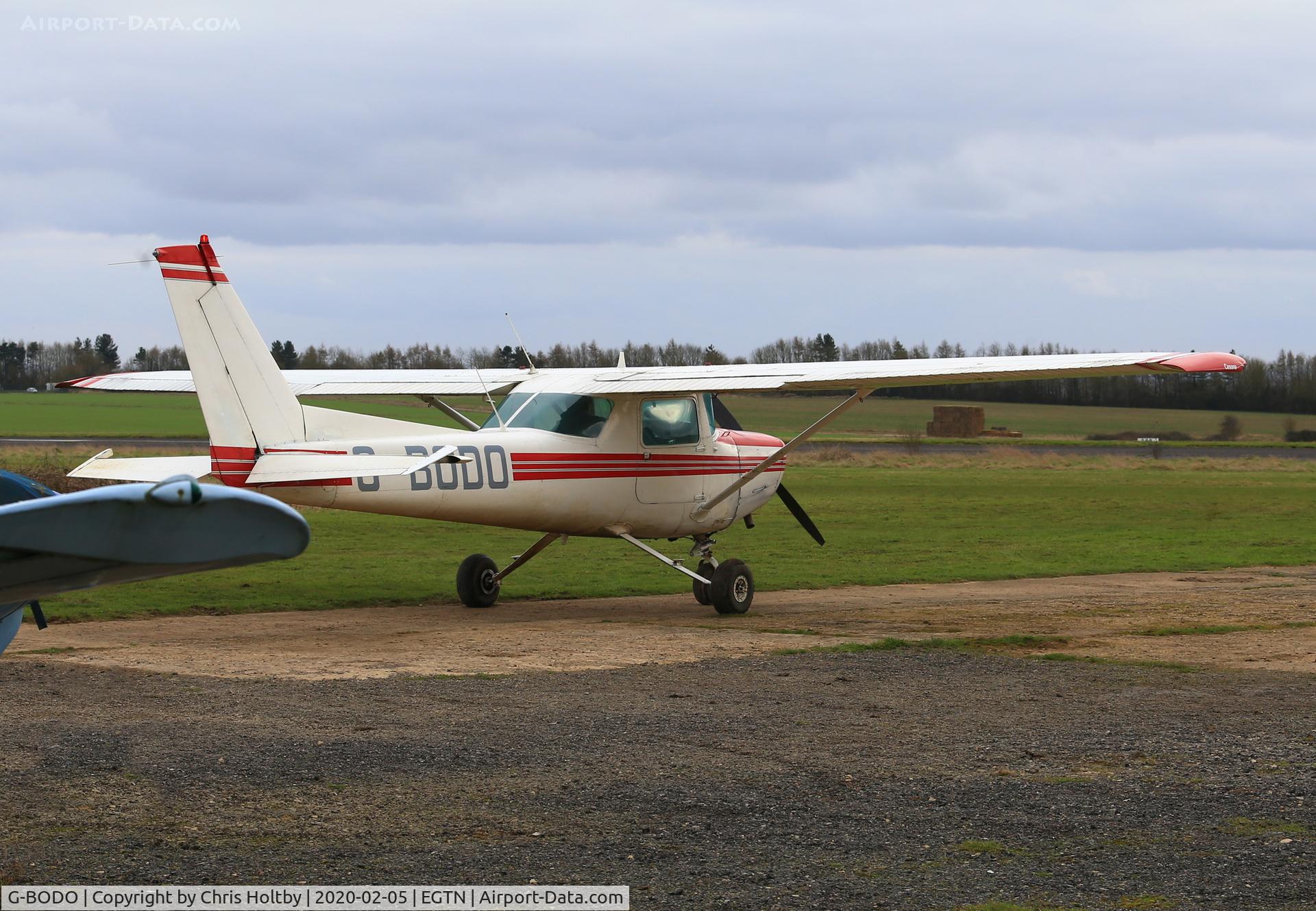 G-BODO, 1979 Cessna 152 C/N 152-82404, Flying Club Cessna 152 still going strong at Enstone