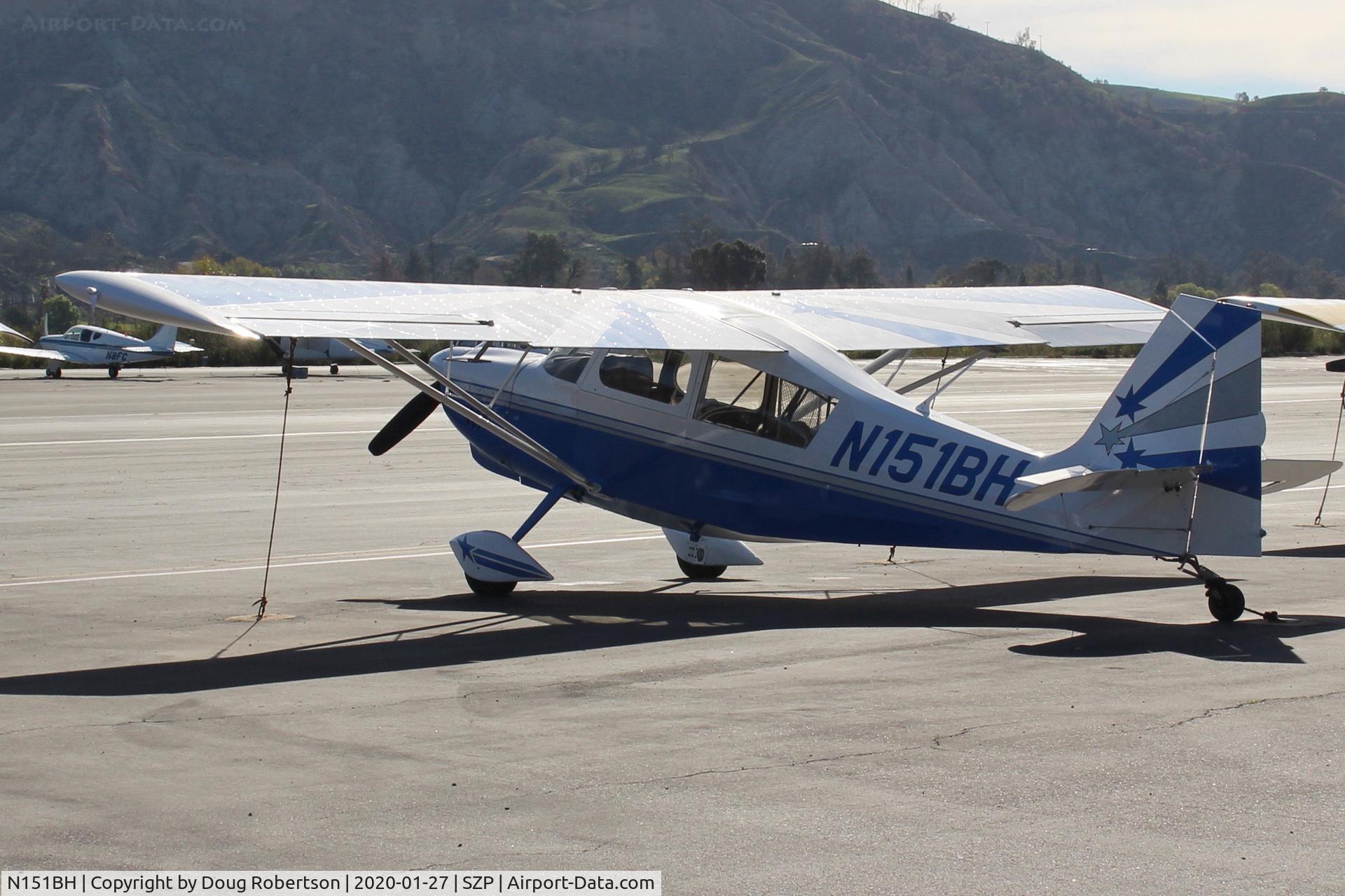 N151BH, 2008 American Champion 8KCAB Super Decathlon Decathlon C/N 1061-2008, 2008 American Champion 8KCAB Super Decathlon, Lycoming AEIO-360-H1B 180 Hp, on Transient Ramp, Barron Hilton's replacement for N240R, which see.