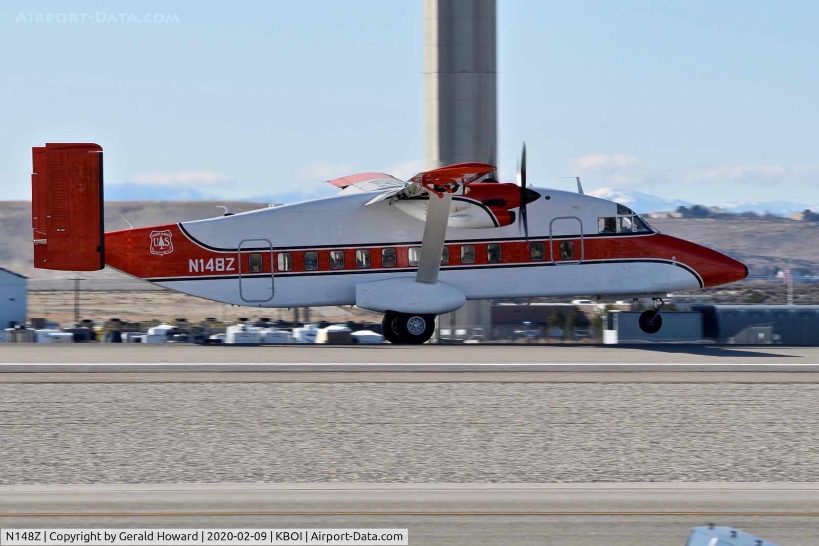 N148Z, 1998 Short SD3-60 (C-23C) C/N SH3428, Take off run on RWY 28R.