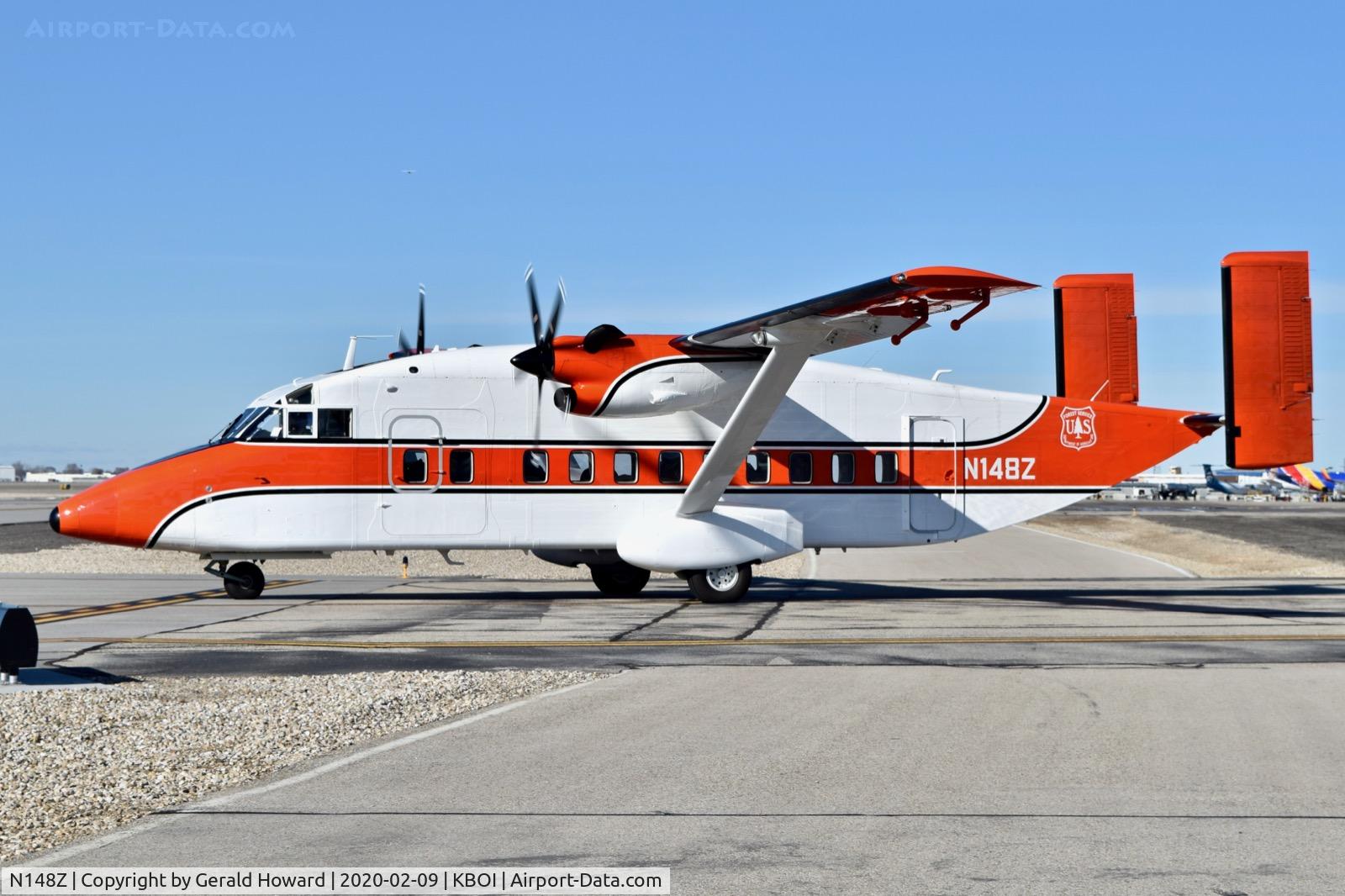 N148Z, 1998 Short SD3-60 (C-23C) C/N SH3428, Taxiing to RWY 28R.
