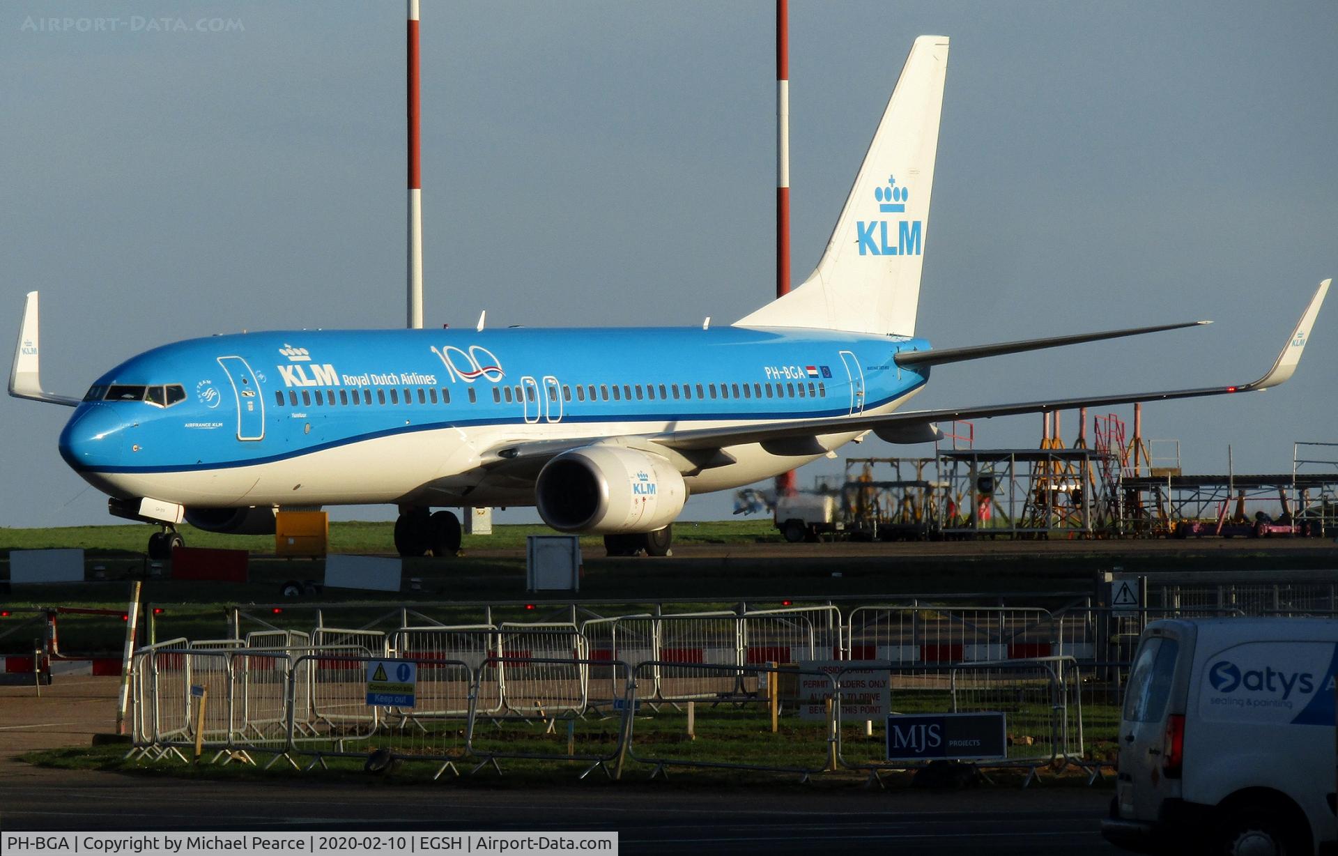PH-BGA, 2008 Boeing 737-8K2 C/N 37593, 