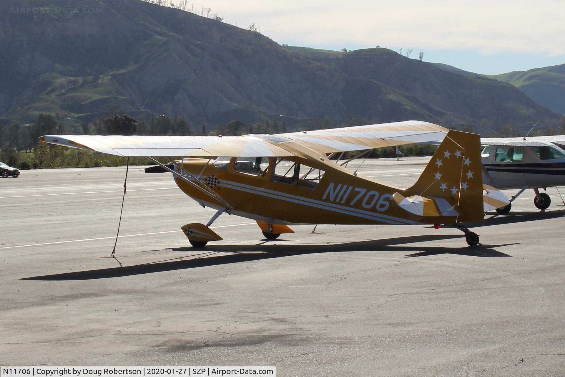 N11706, 1972 Bellanca 7KCAB Citabria C/N 319-72, 1972 Bellanca 7KCAB CITABRIA, Lycoming IO-320-E2A 150 Hp, Restricted class-Agriculture & Pest Control, on Transient Ramp