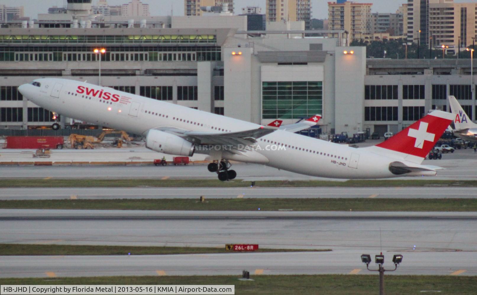 HB-JHD, 2009 Airbus A330-343 C/N 1026, MIA 2013
