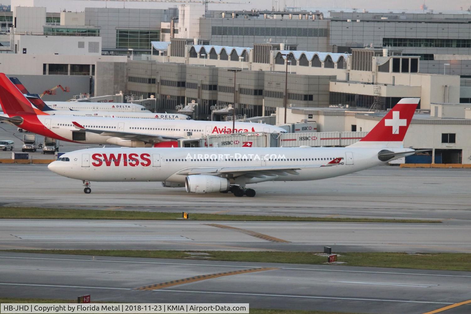 HB-JHD, 2009 Airbus A330-343 C/N 1026, MIA 2018