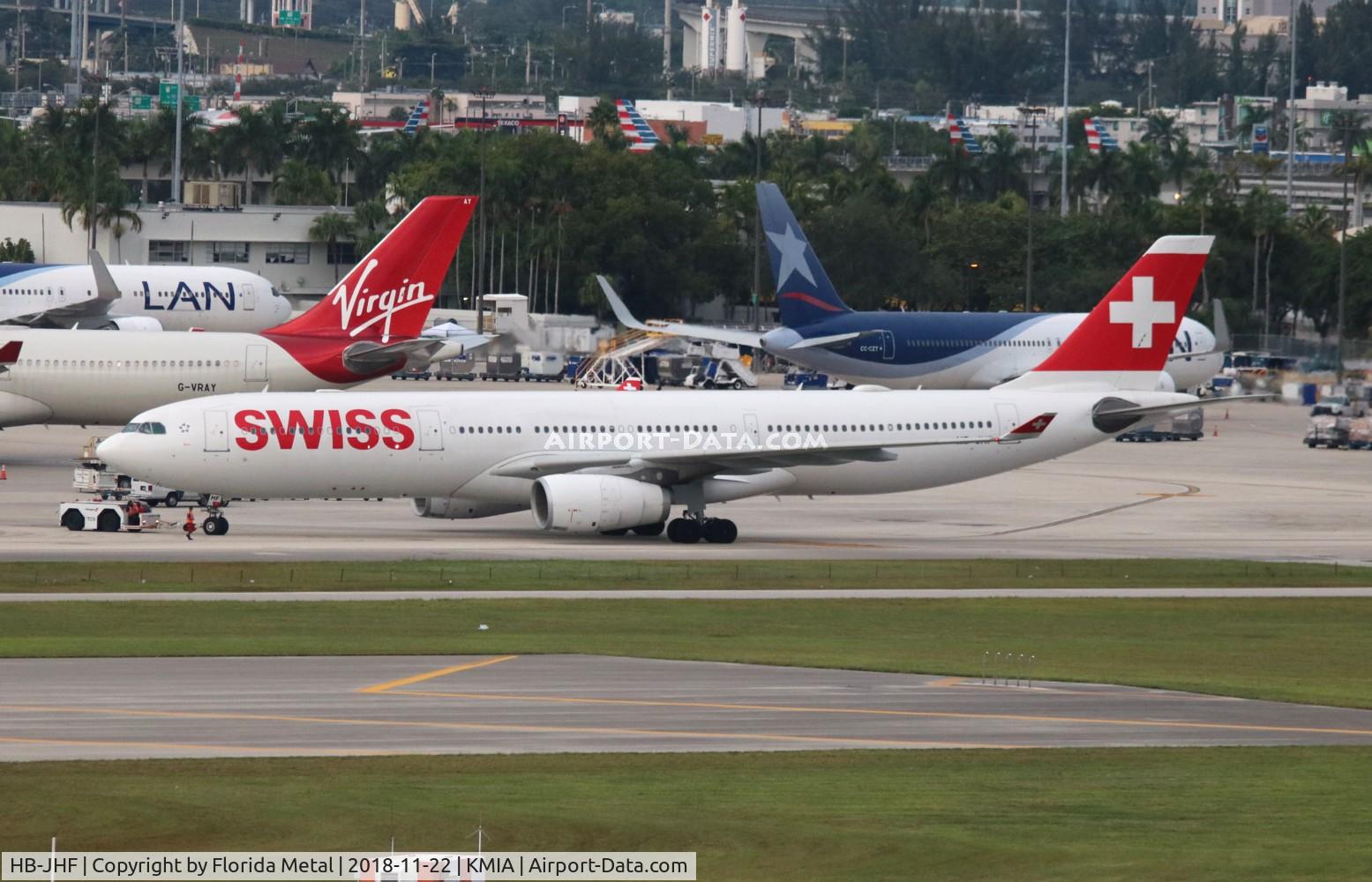 HB-JHF, 2010 Airbus A330-343X C/N 1089, MIA 2018