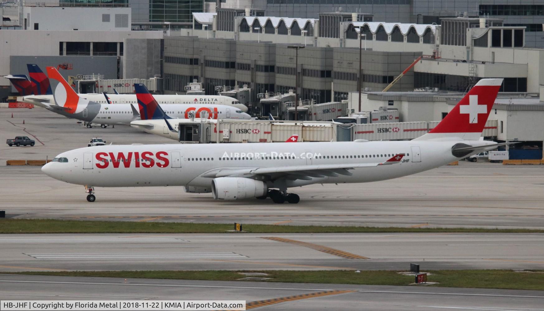 HB-JHF, 2010 Airbus A330-343X C/N 1089, MIA 2018