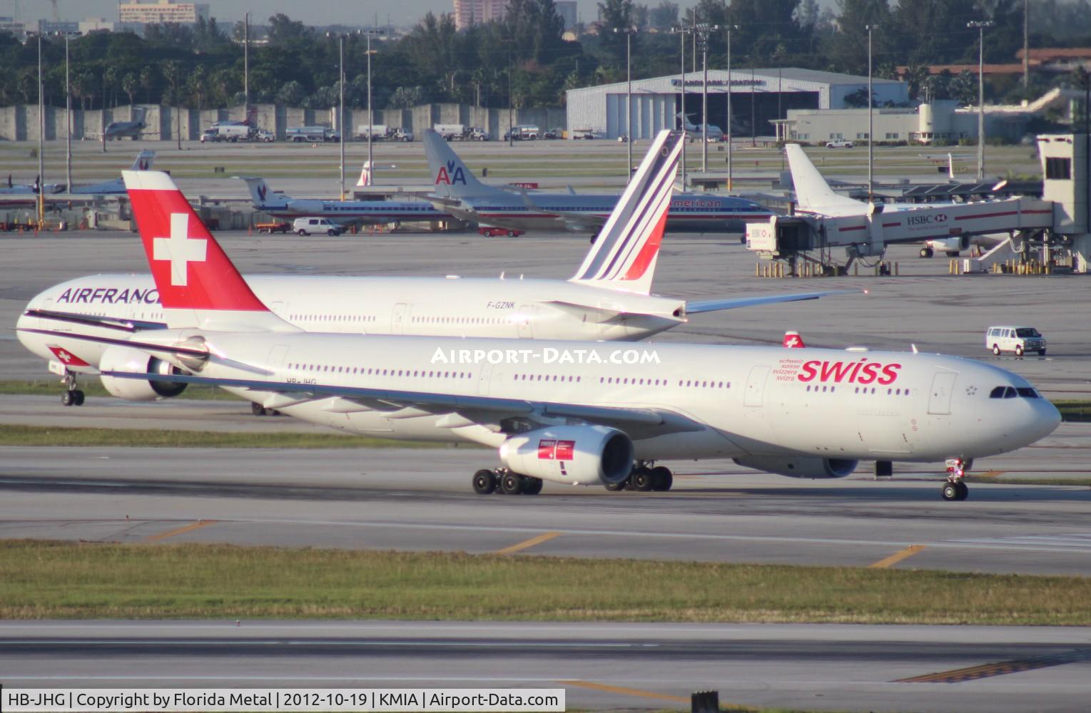 HB-JHG, 2010 Airbus A330-343X C/N 1101, MIA 2012
