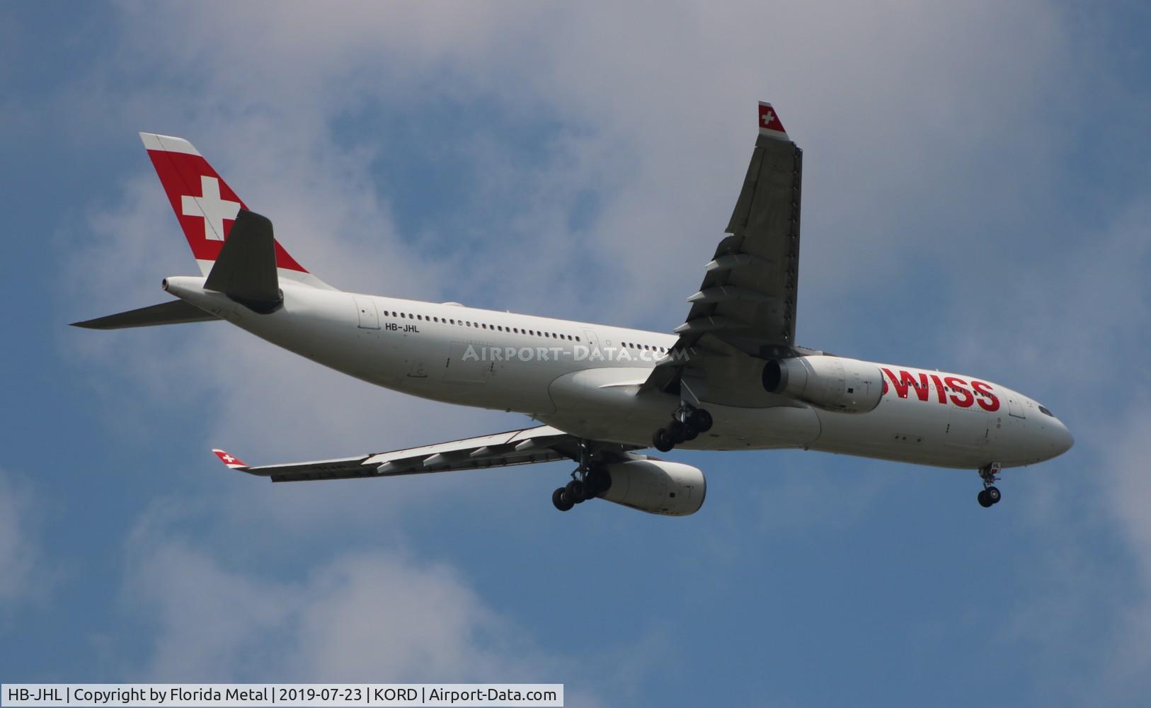 HB-JHL, 2011 Airbus A330-343X C/N 1290, ORD 2019