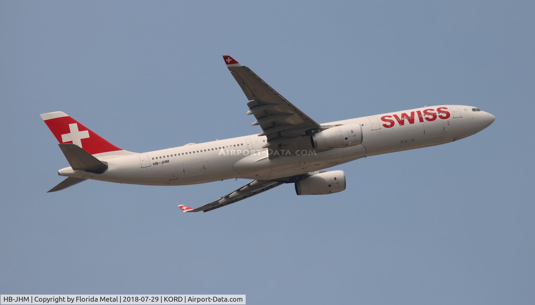 HB-JHM, 2012 Airbus A330-343X C/N 1355, ORD 2018