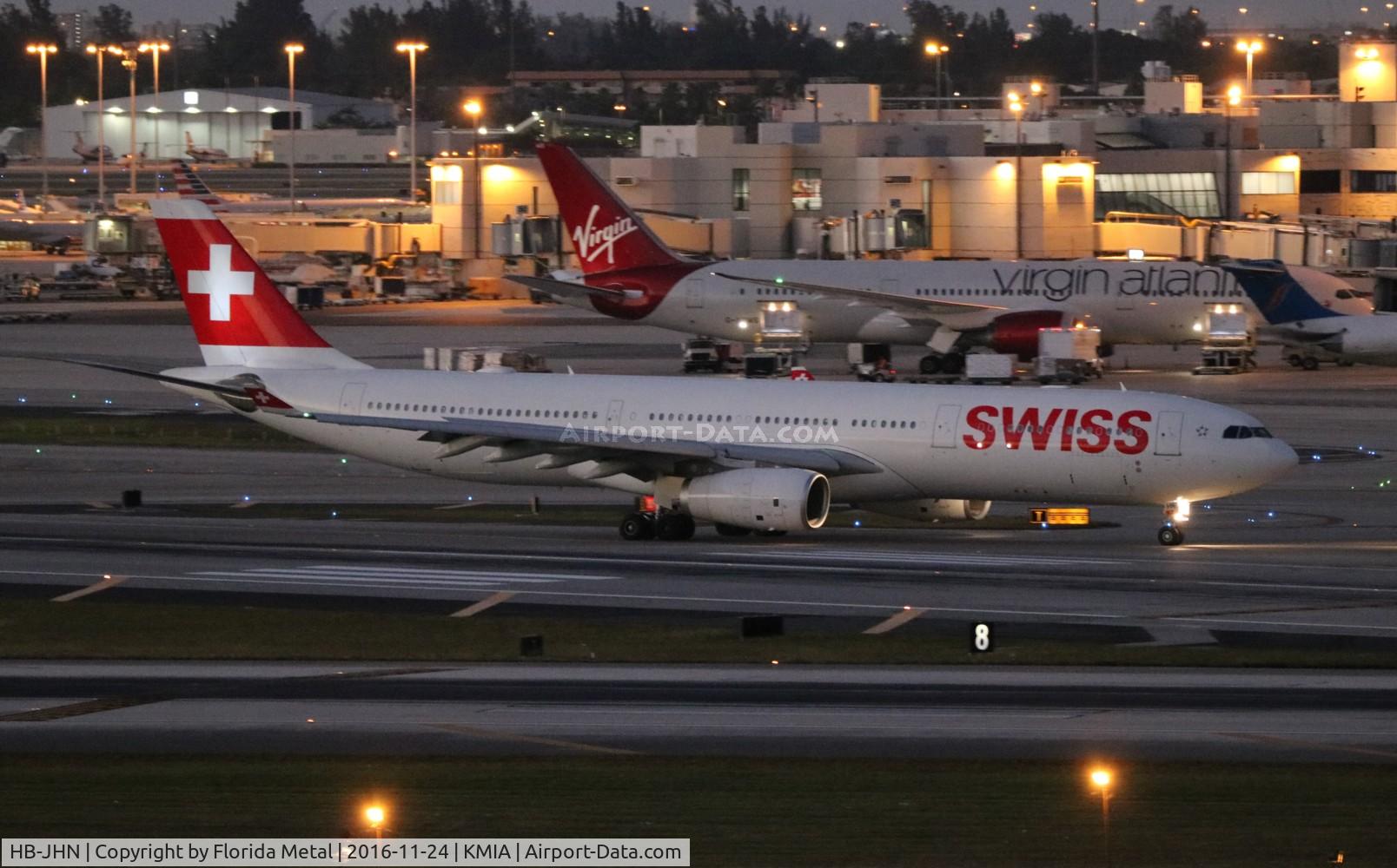 HB-JHN, 2013 Airbus A330-343X C/N 1403, MIA 2016