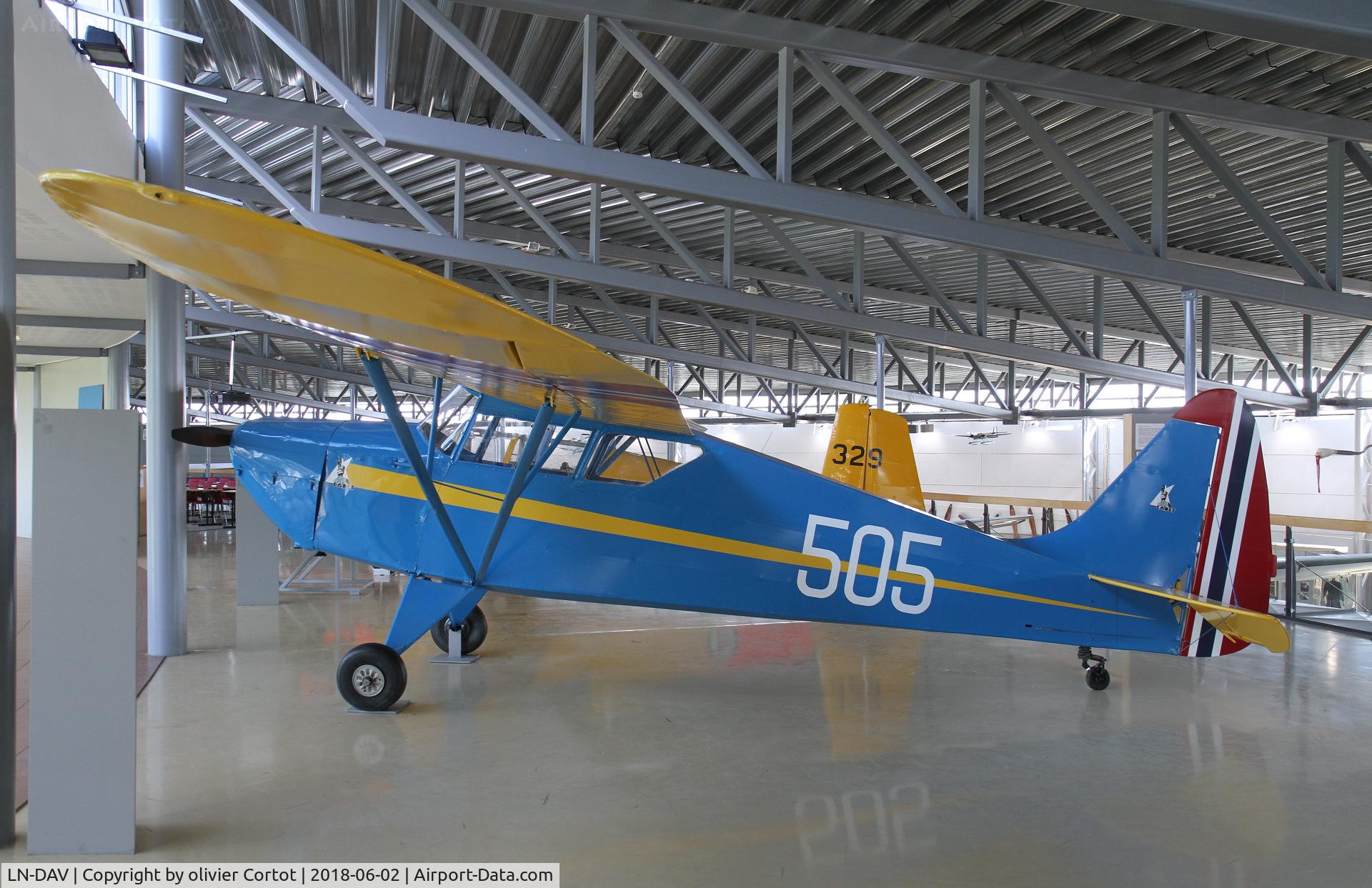 LN-DAV, Interstate S-1A Cadet C/N 203/1041, aircraft museum near Oslo airport