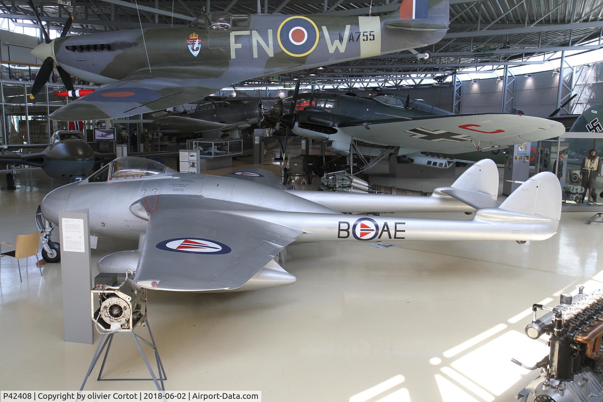 P42408, De Havilland DH-100 Vampire F.3 C/N EEP42408, Nice Vampire