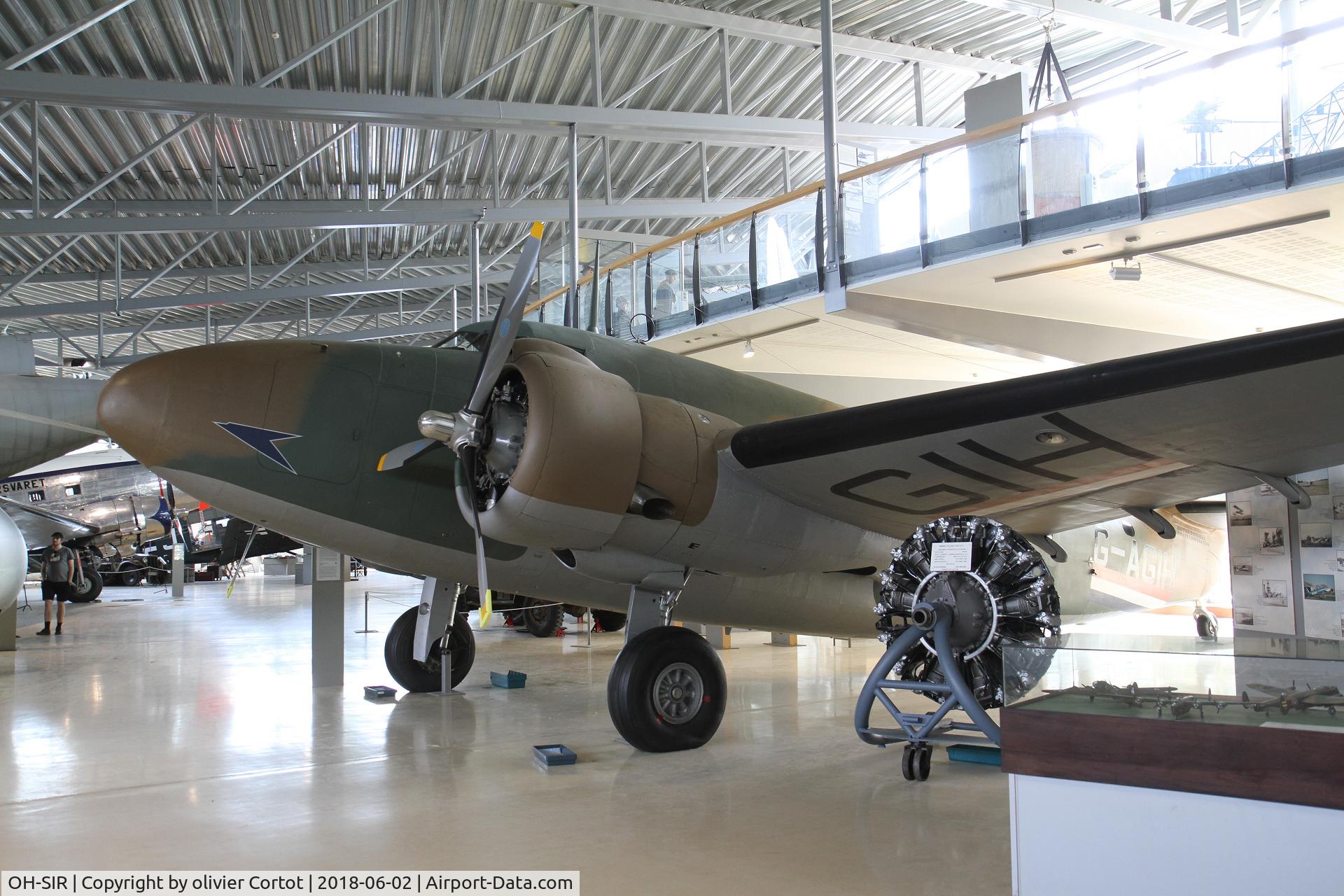 OH-SIR, Lockheed 18-56 Lodestar C/N 18-2444, now in a museum in Norway