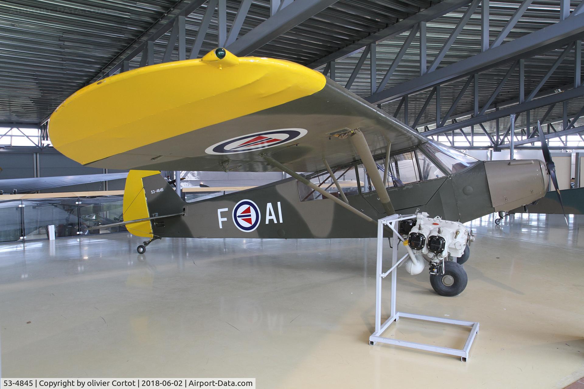 53-4845, 1953 Piper L-18C Super Cub (PA-18-95) C/N 18-3245, Oslo museum