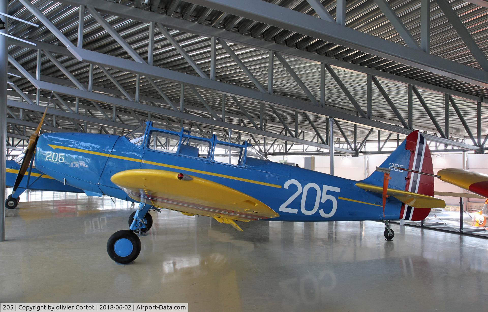 205, 1943 Fairchild PT-26B Cornell III C/N FZ204, museum exhibit