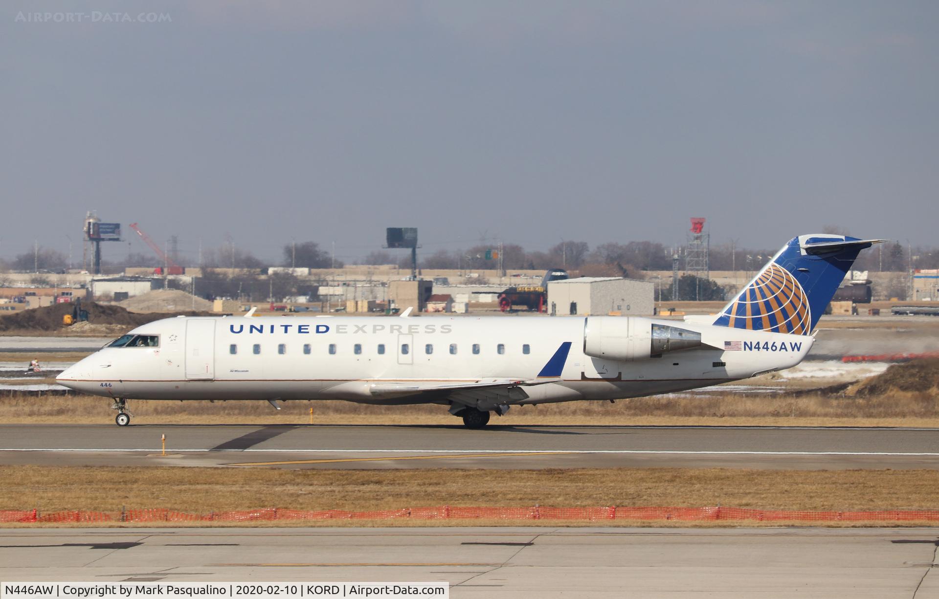 N446AW, 2003 Canadair CRJ-200LR (CL-600-2B19) C/N 7806, CL-600-2B19