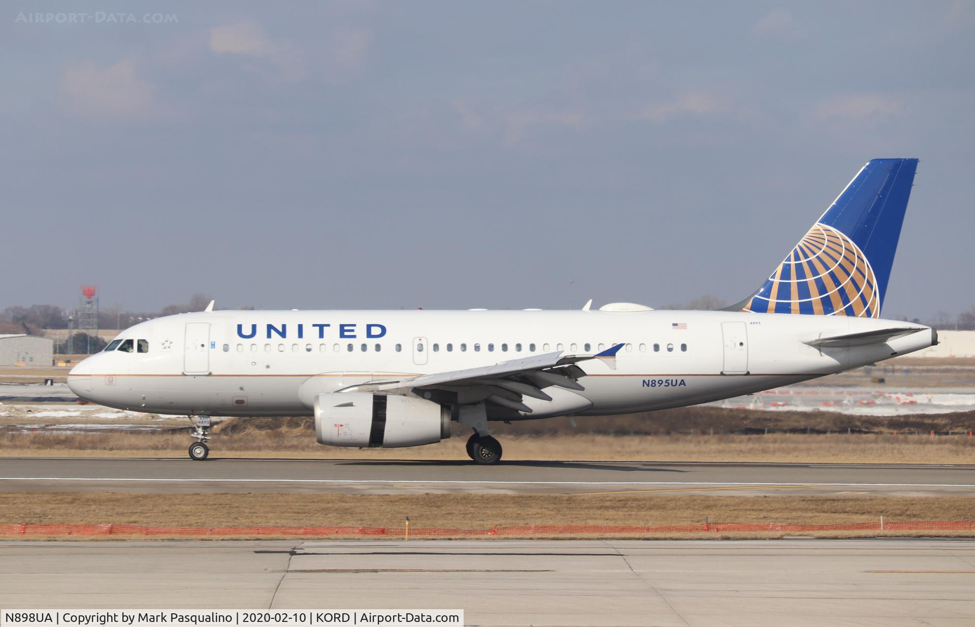 N898UA, 2007 Airbus A319-132 C/N 3311, Airbus A319-132