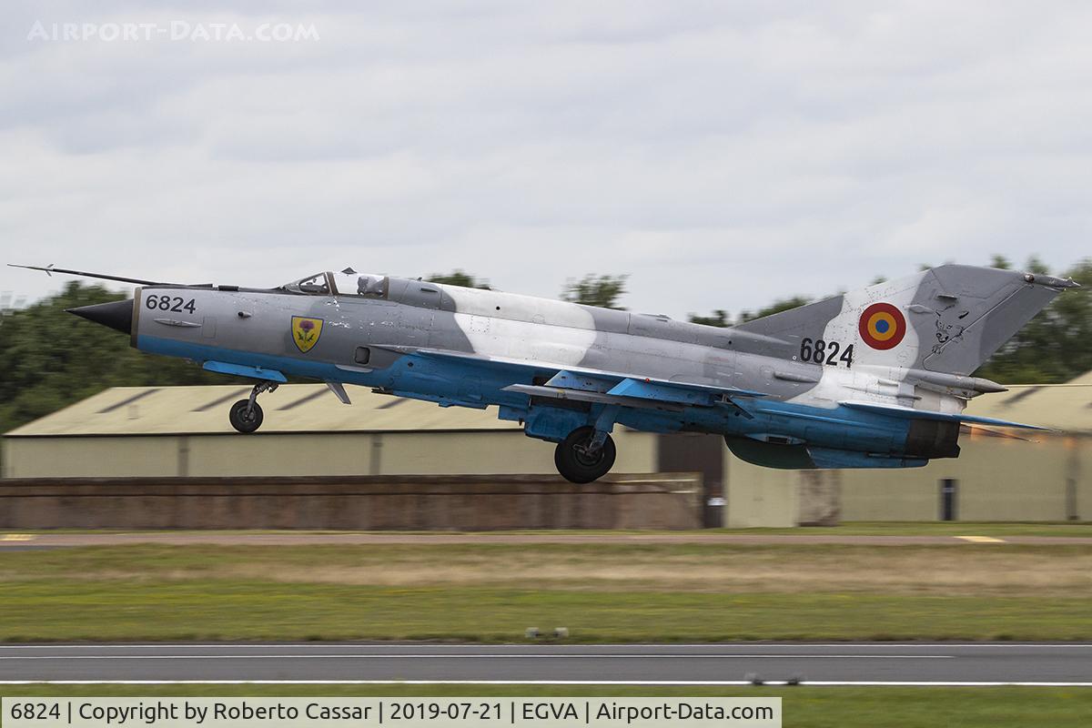 6824, Mikoyan-Gurevich MiG-21MF-75 Lancer C C/N 96006824/0524, RIAT19