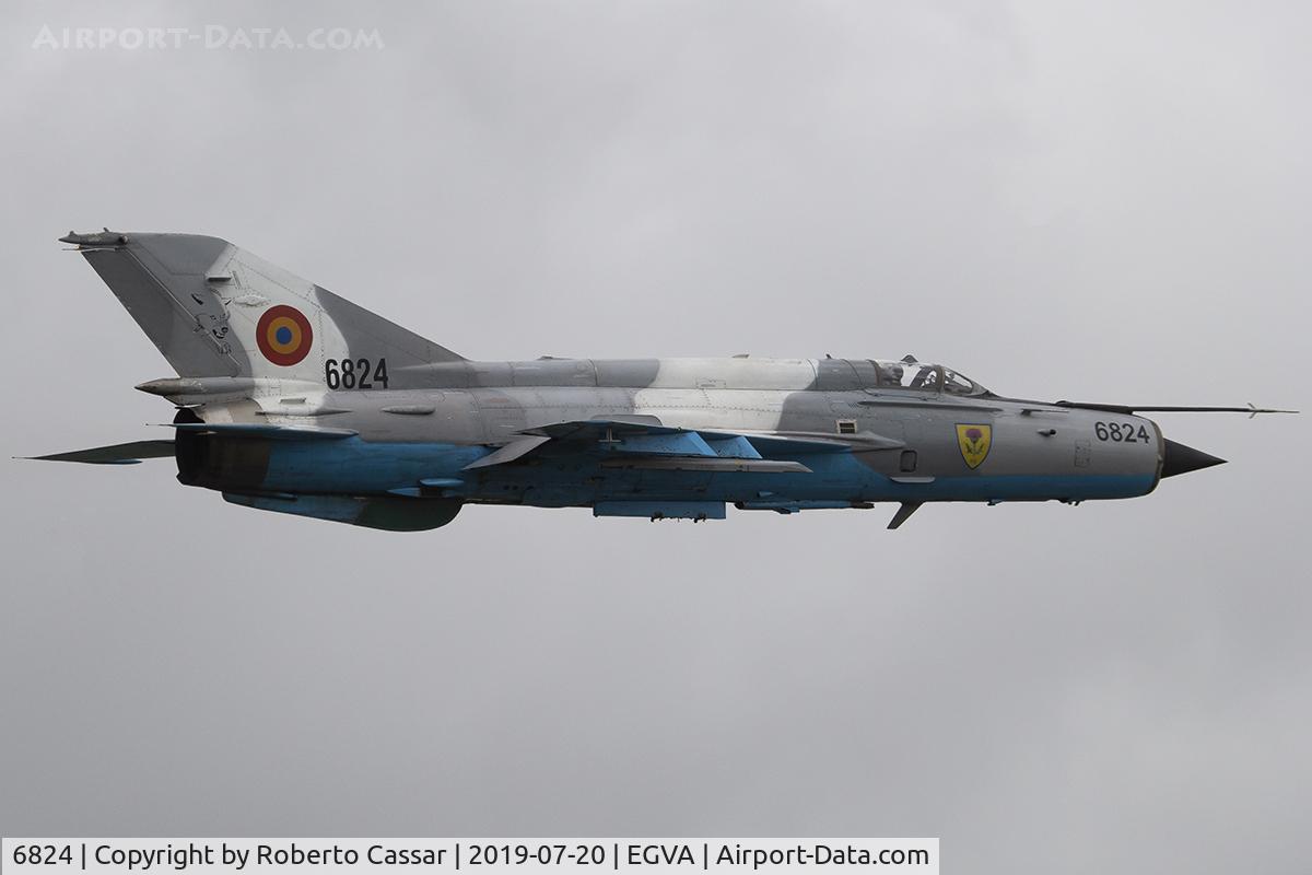 6824, Mikoyan-Gurevich MiG-21MF-75 Lancer C C/N 96006824/0524, RIAT19