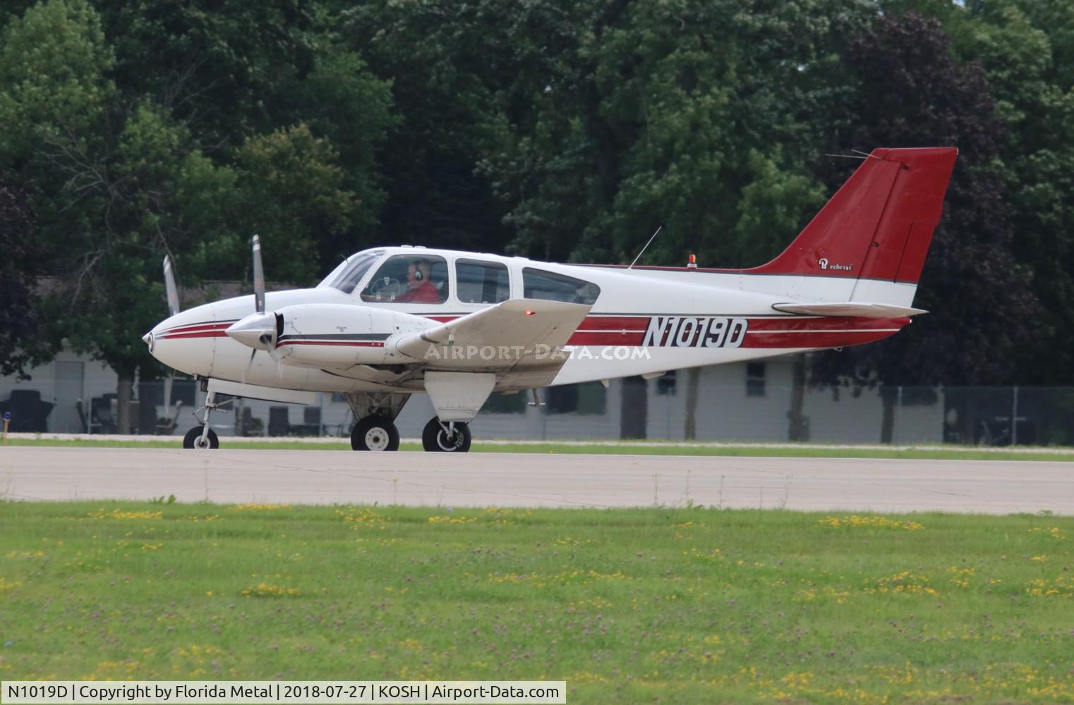 N1019D, 1962 Beech 95-A55 Baron C/N TC-279, Beech 55