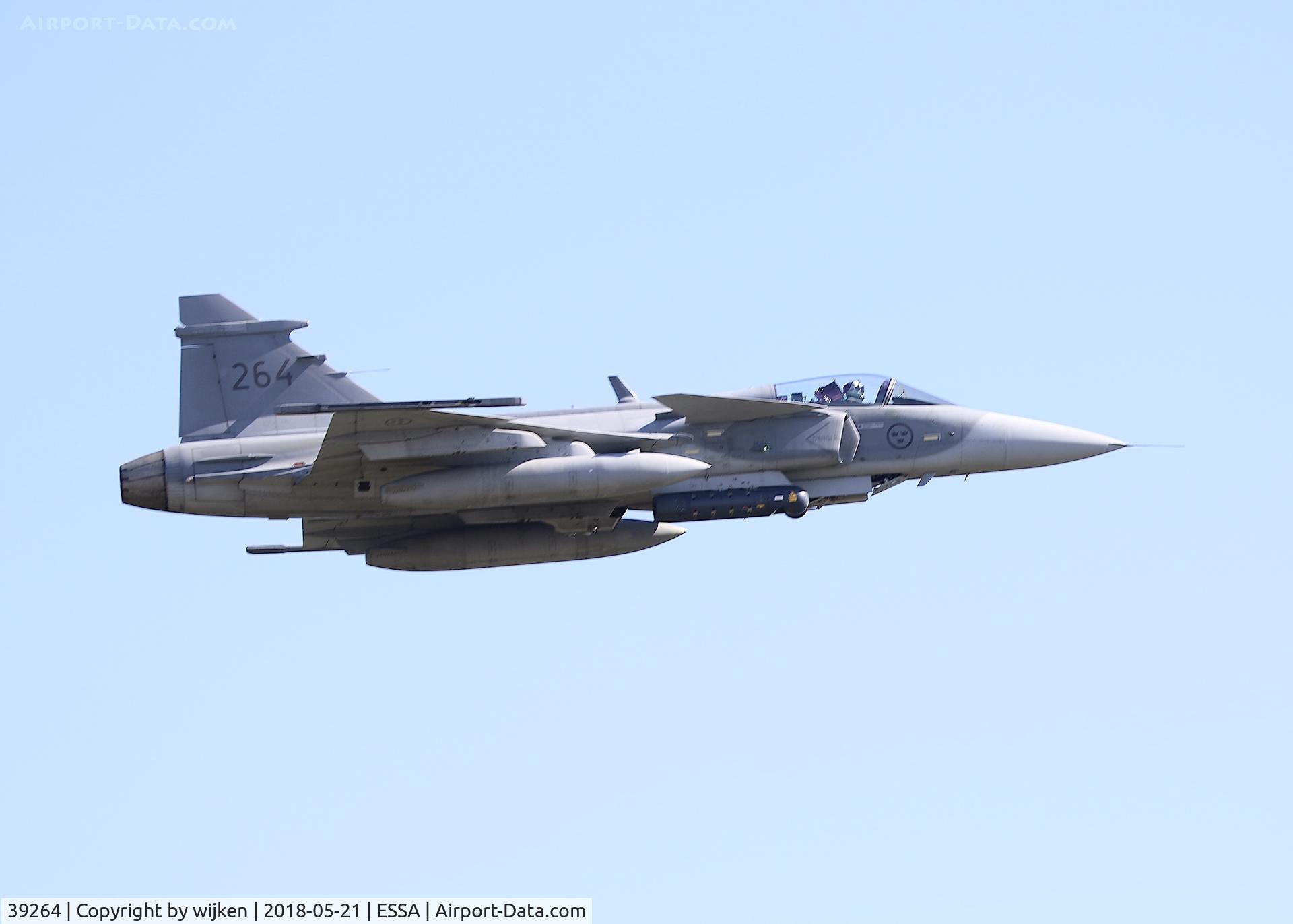 39264, Saab JAS-39C Gripen C/N 39264, RWY 19L
